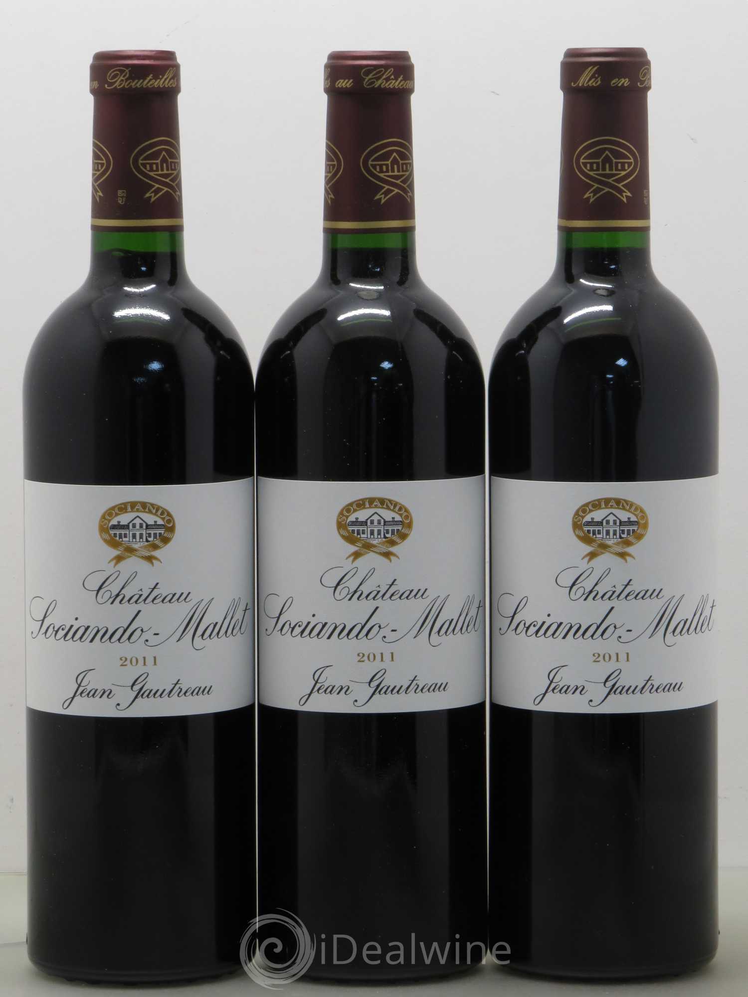 Château Sociando Mallet 2011 - Lot de 6 bouteilles - 2