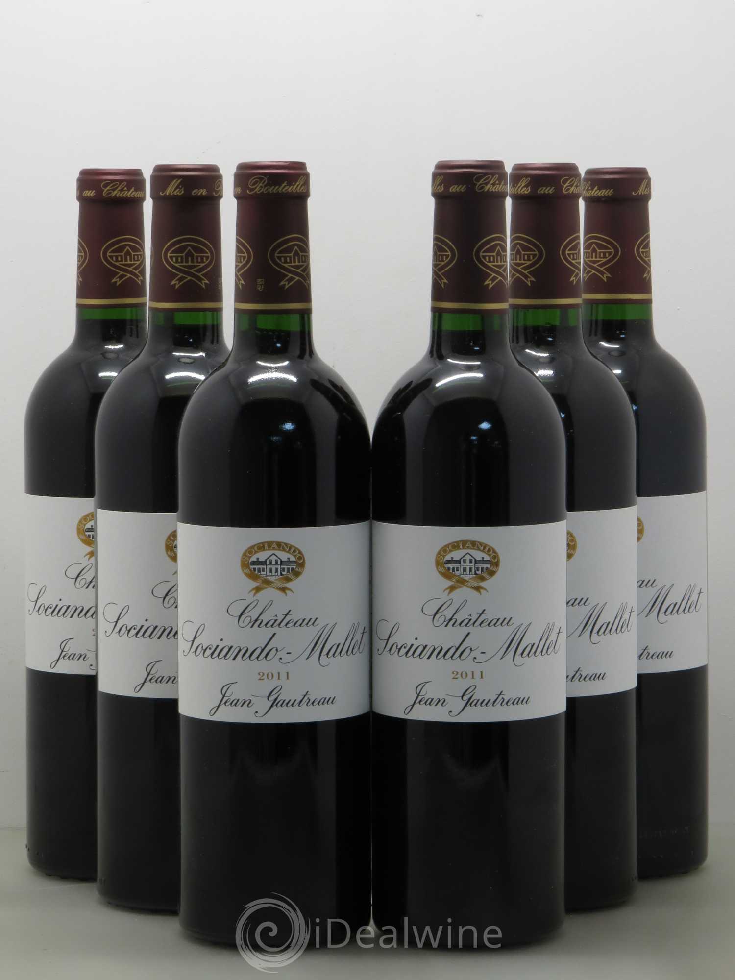 Château Sociando Mallet 2011 - Lot de 6 bouteilles - 0