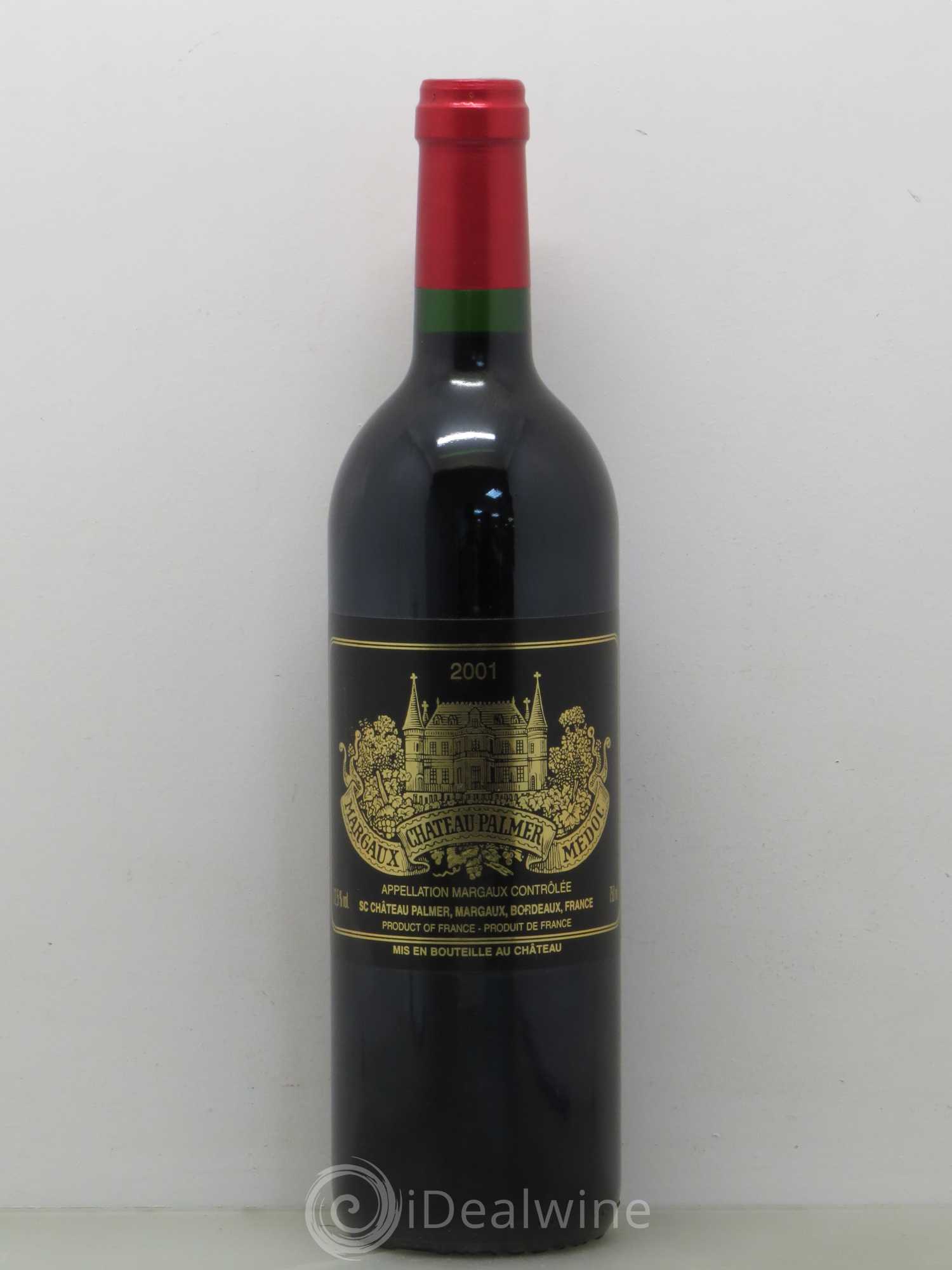 Château Palmer 3ème Grand Cru Classé 2001 - Lot de 1 bouteille - 0