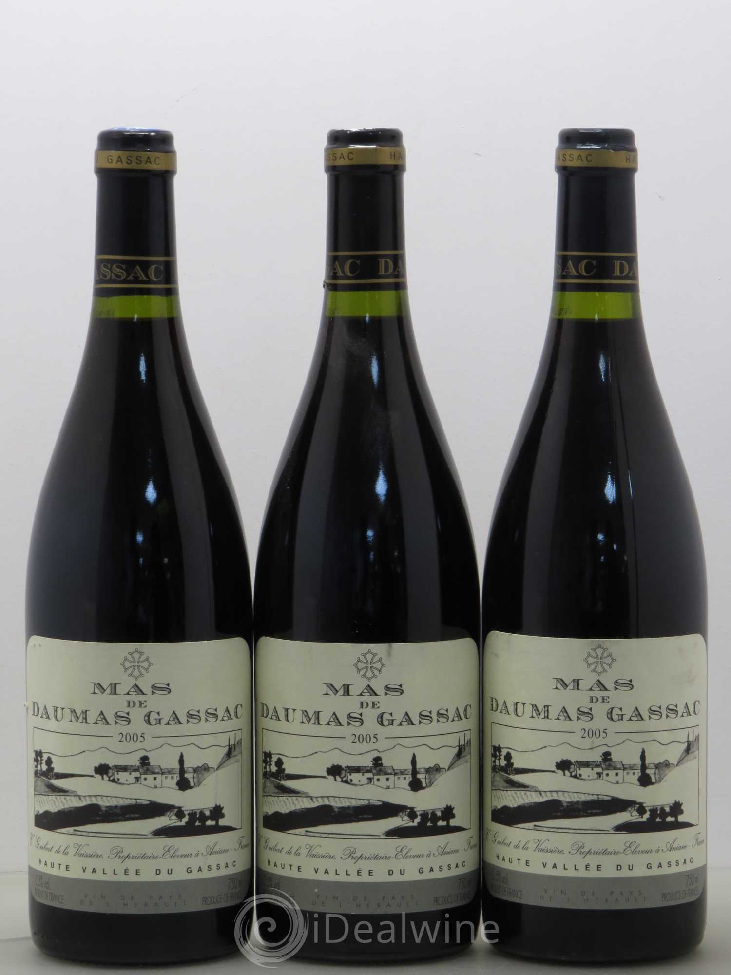 Saint-Guilhem-le-Désert - Cité d'Aniane Mas Daumas Gassac Famille Guibert de La Vaissière 2005 - Lot de 6 bouteilles - 2