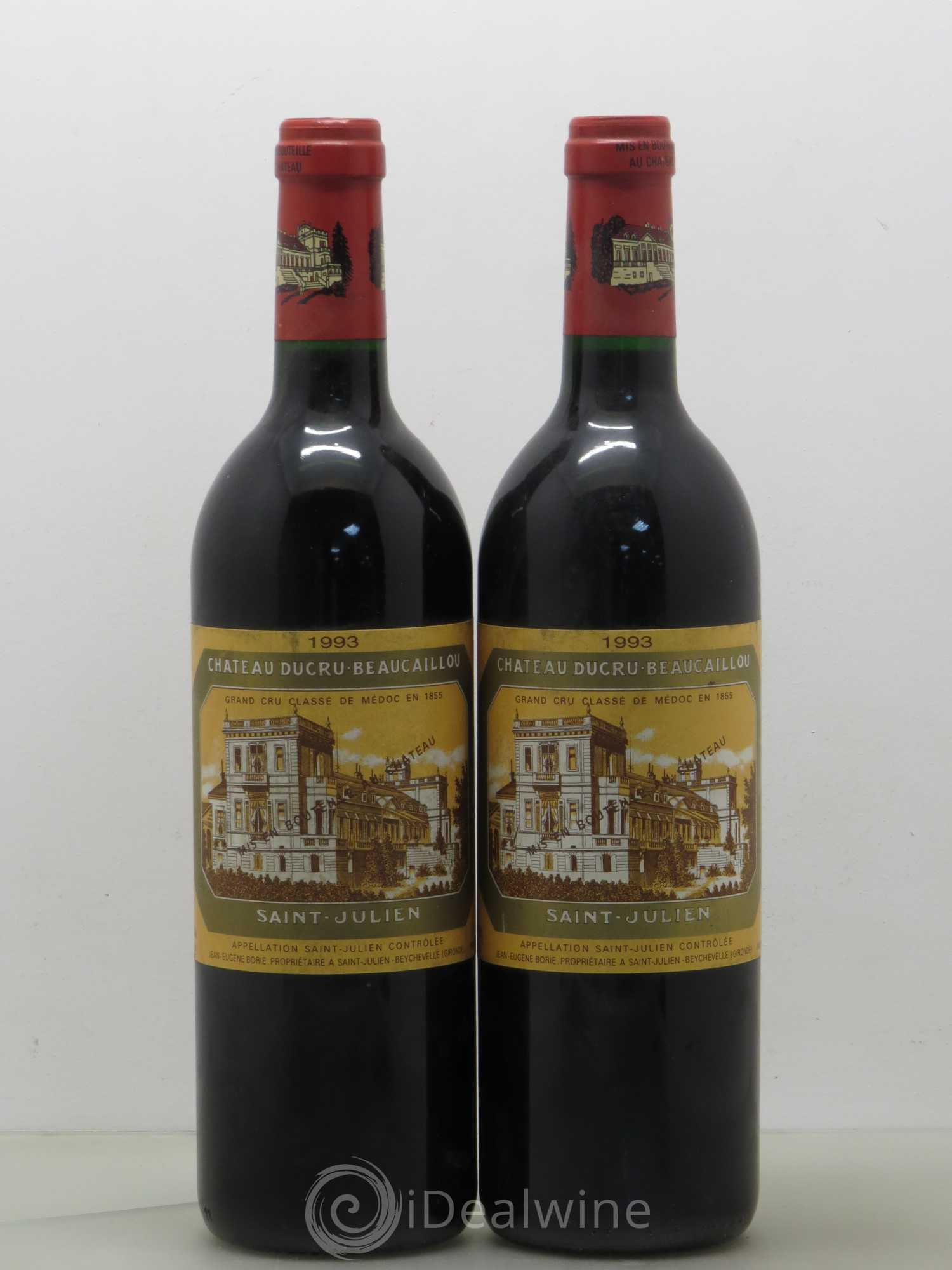 Château Ducru Beaucaillou 2ème Grand Cru Classé 1993 - Lot de 2 bouteilles - 0