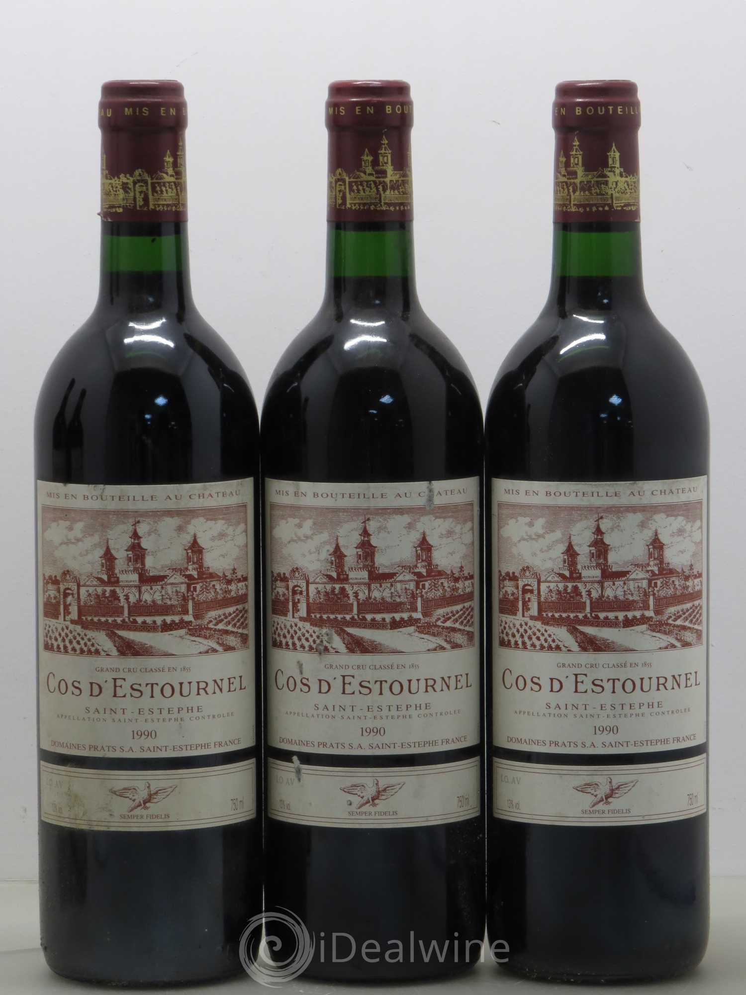 Cos d'Estournel 2ème Grand Cru Classé 1990 - Lot de 5 bouteilles - 1