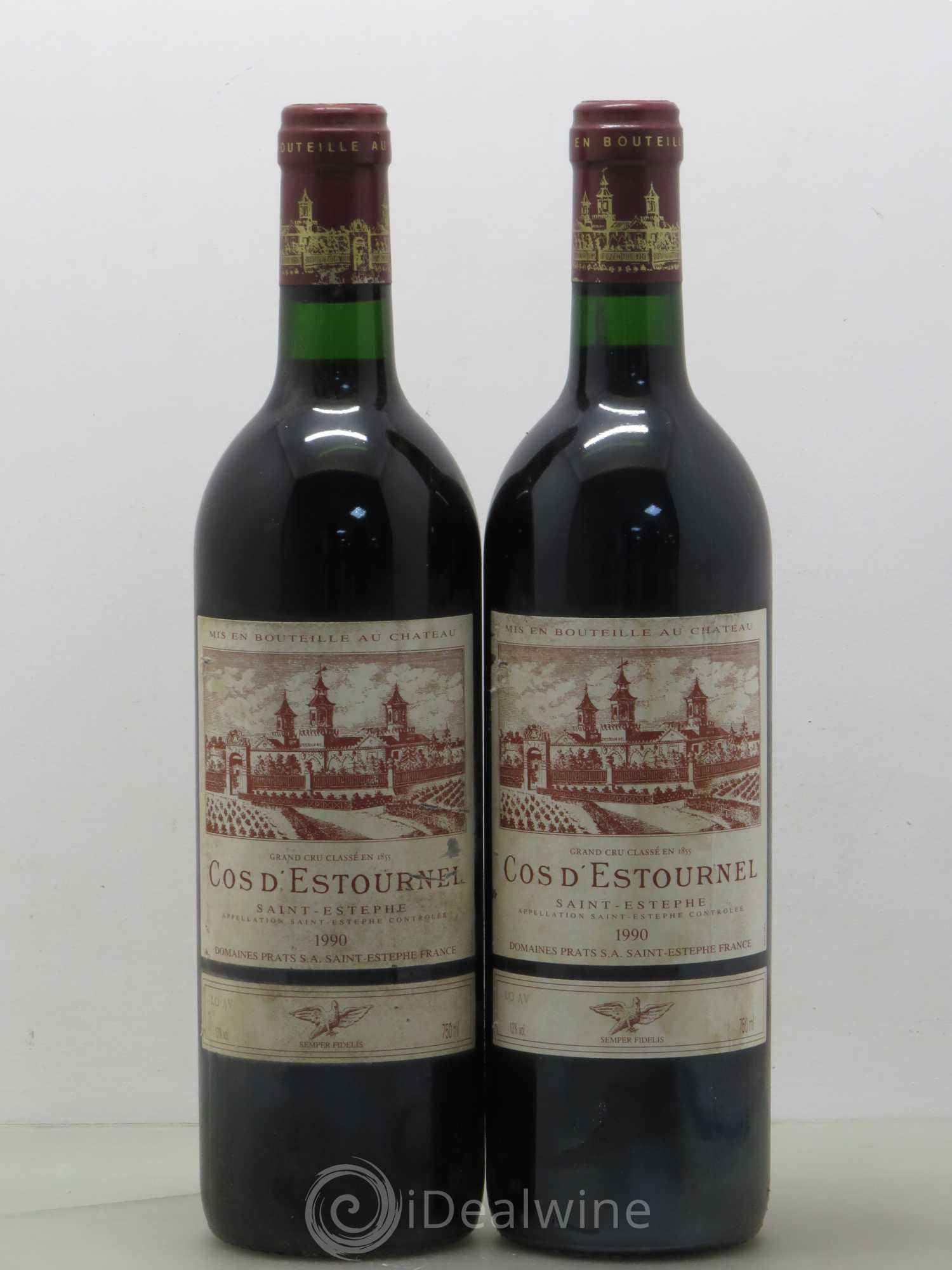 Cos d'Estournel 2ème Grand Cru Classé 1990 - Lot de 5 bouteilles - 2