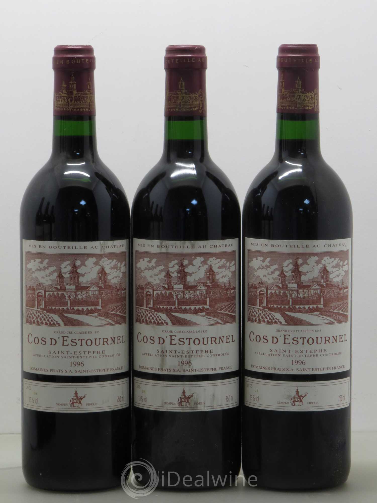 Cos d'Estournel 2ème Grand Cru Classé 1996 - Lot de 6 bouteilles - 1
