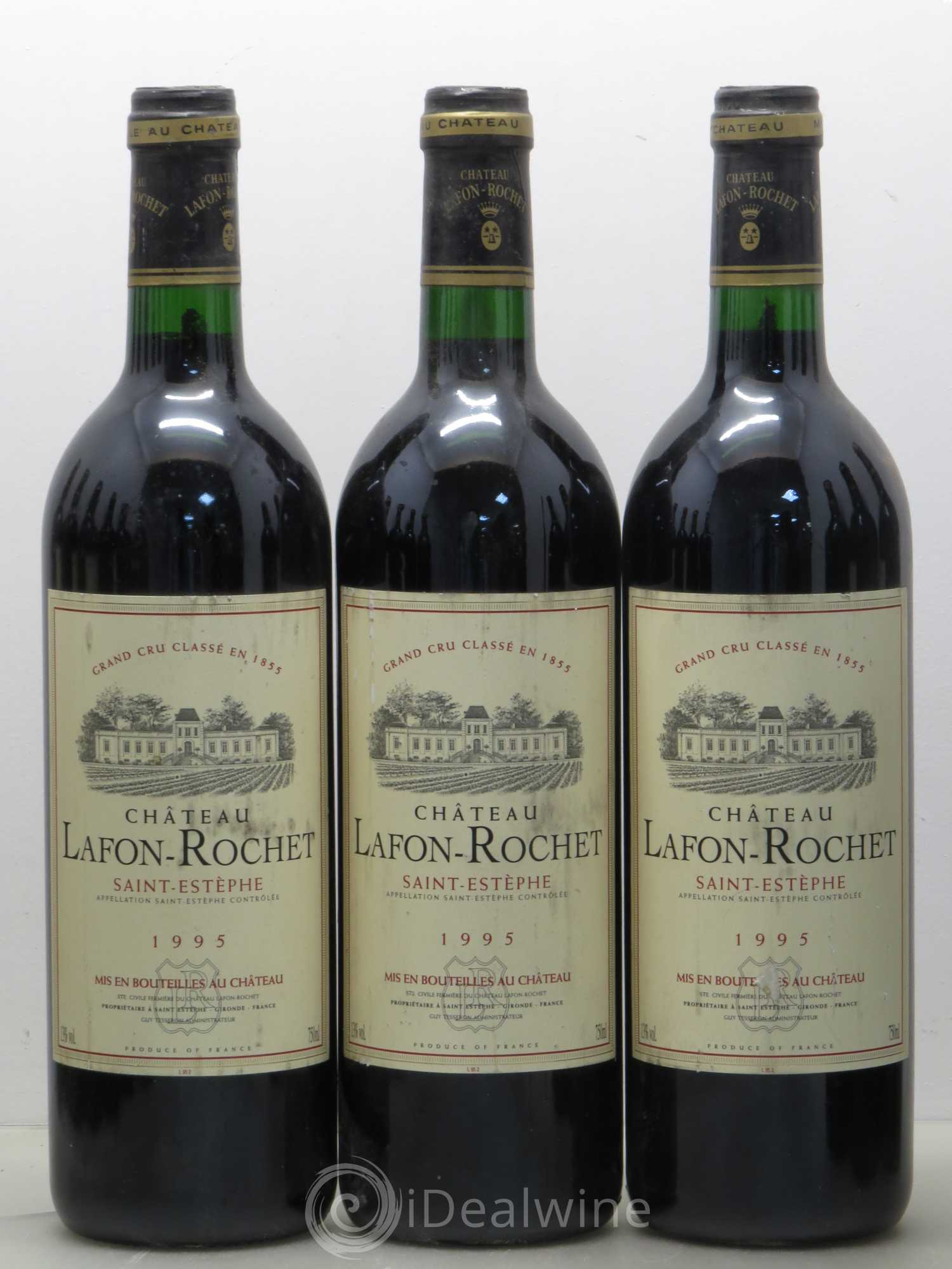 Château Lafon Rochet 4ème Grand Cru Classé 1995 - Lot de 12 bouteilles - 1