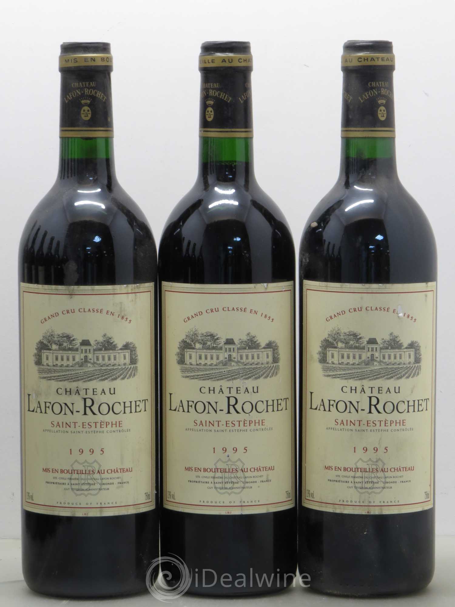 Château Lafon Rochet 4ème Grand Cru Classé 1995 - Lot de 12 bouteilles - 2