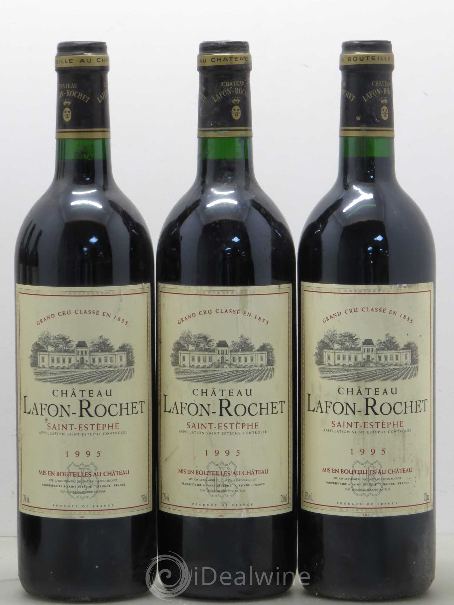 Château Lafon Rochet 4ème Grand Cru Classé 1995 - Lot de 12 bouteilles - 3