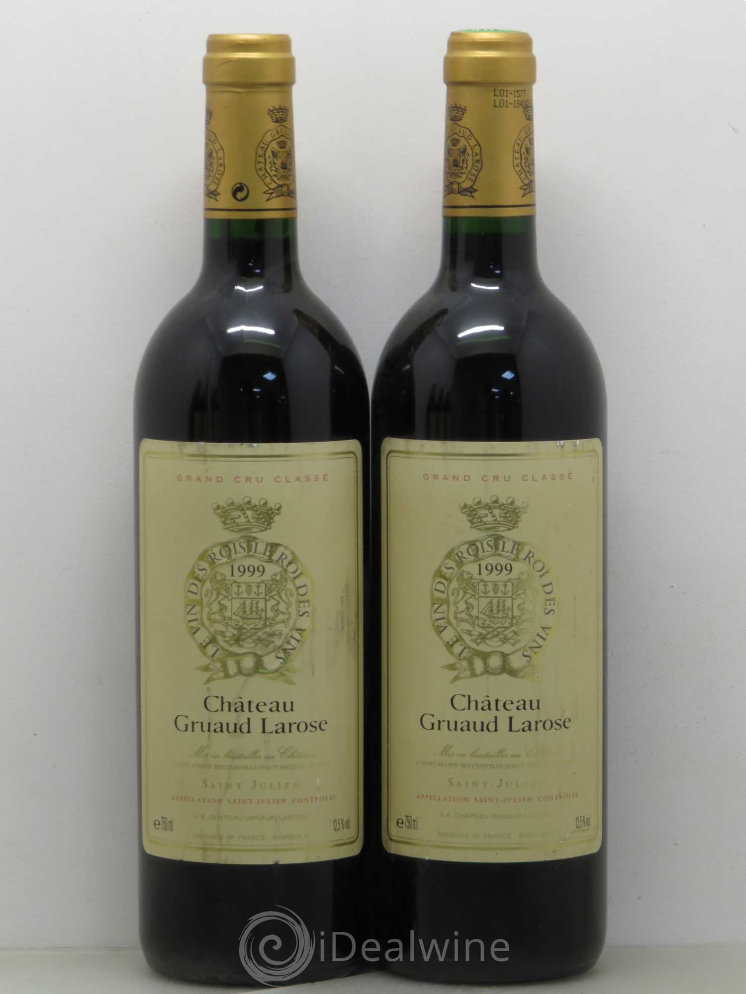 Château Gruaud Larose 2ème Grand Cru Classé 1999 - Lot de 5 bouteilles - 2