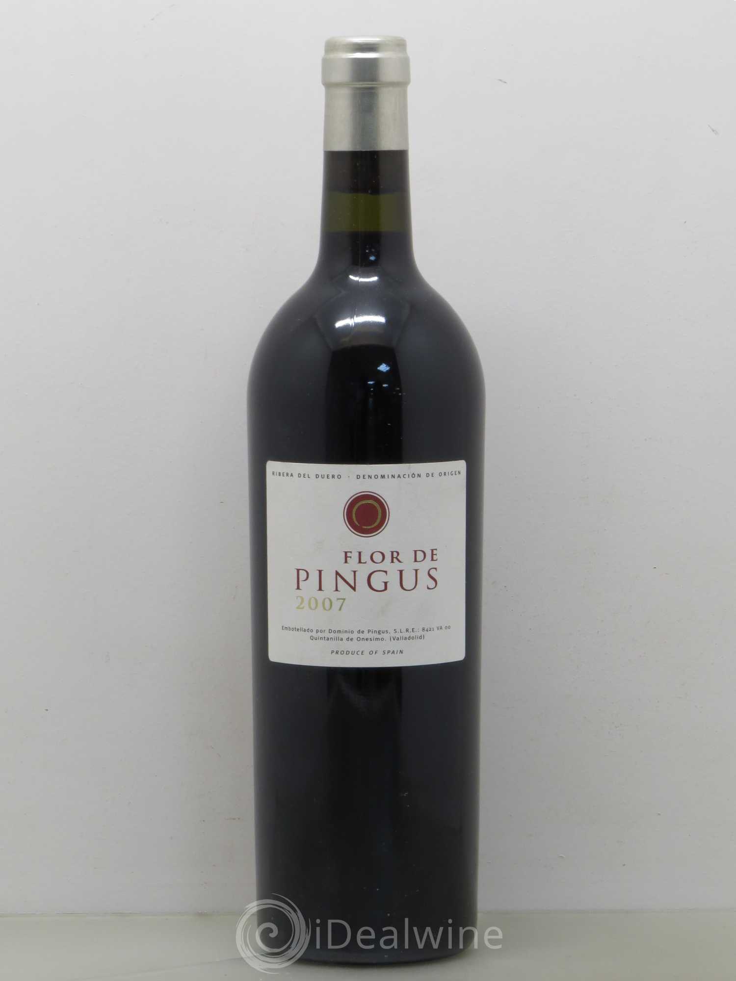 Ribera Del Duero Flor de Pingus Dominio de Pingus - Peter Sisseck 2007 - Lot de 1 bouteille - 0