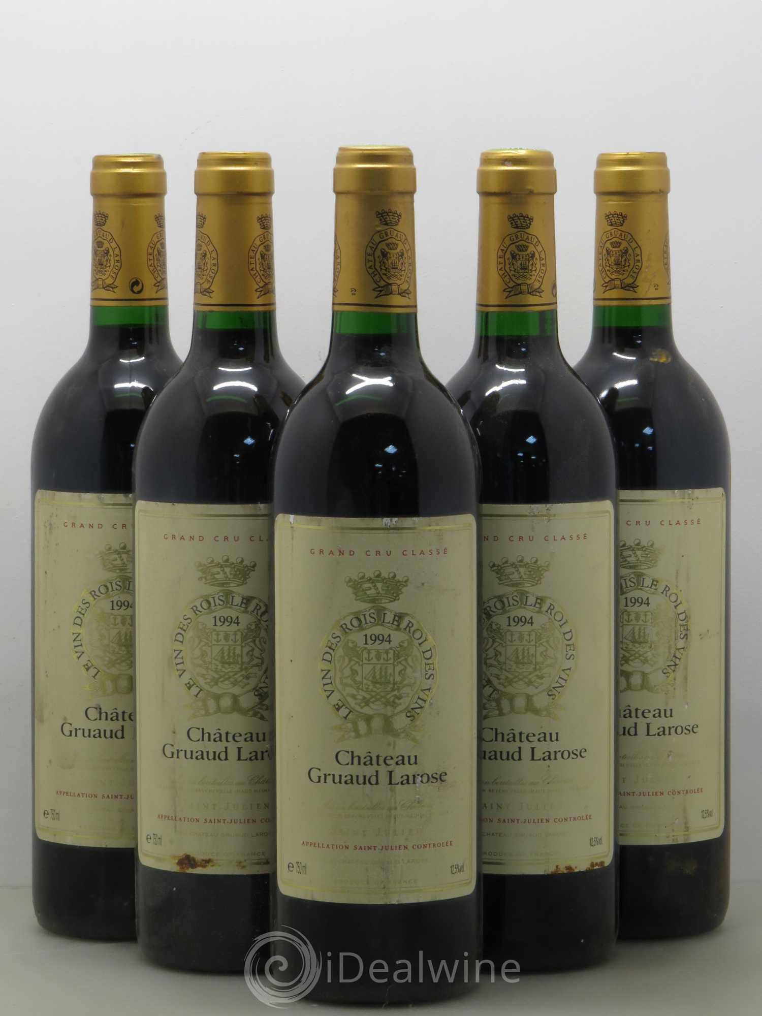 Château Gruaud Larose 2ème Grand Cru Classé 1994 - Lot de 5 bouteilles - 0