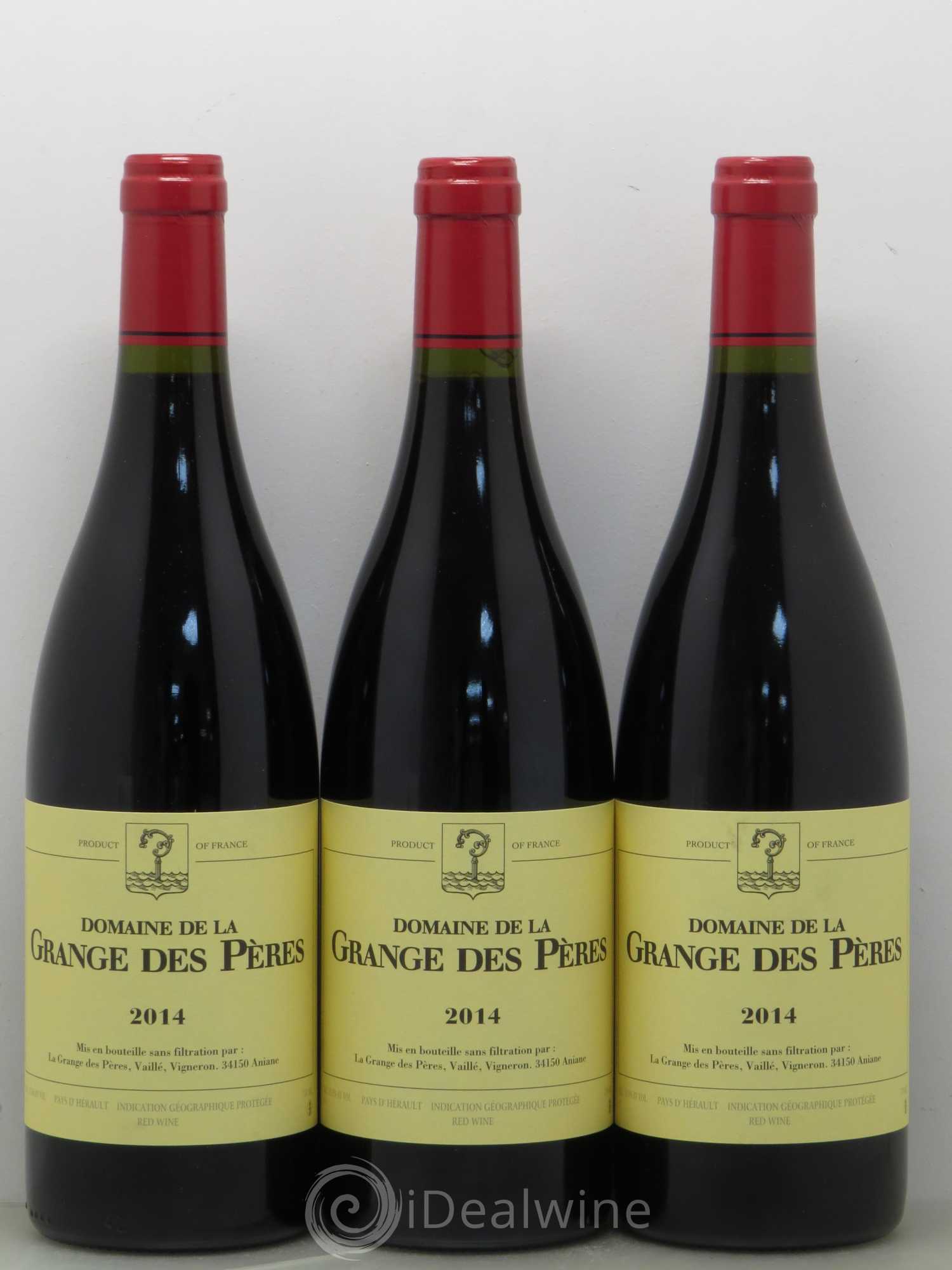 Pays d'Hérault Grange des Pères Laurent Vaillé 2014 - Lot de 3 bouteilles - 0