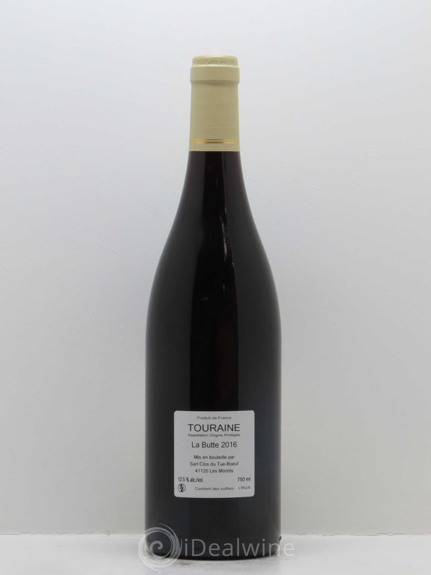 Touraine La Butte Clos du Tue-Boeuf 2016 - Lot de 1 bouteille - 1