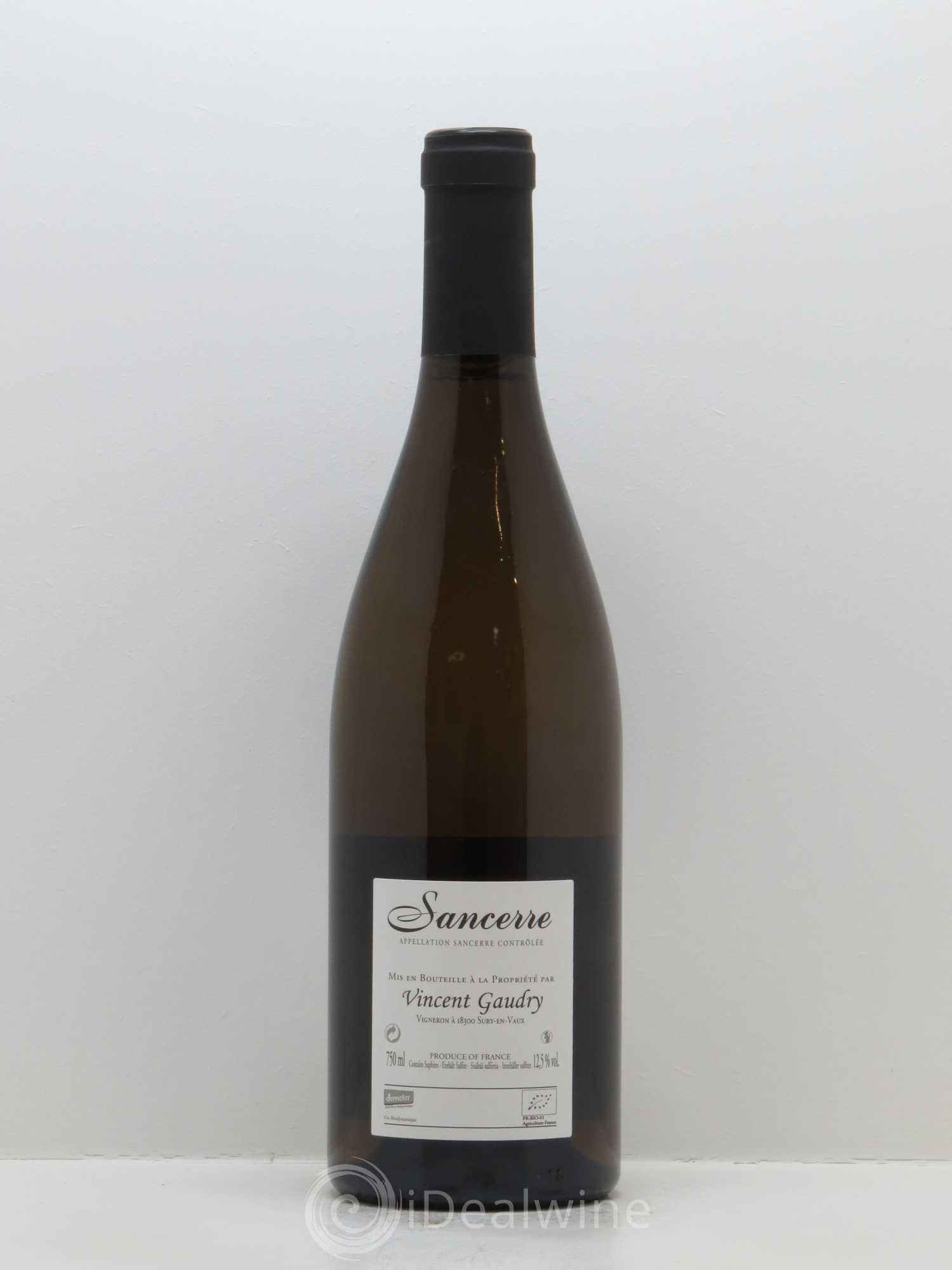 Sancerre Mélodie de Vieilles Vignes Vincent Gaudry 2016 - Lot de 1 bouteille - 1
