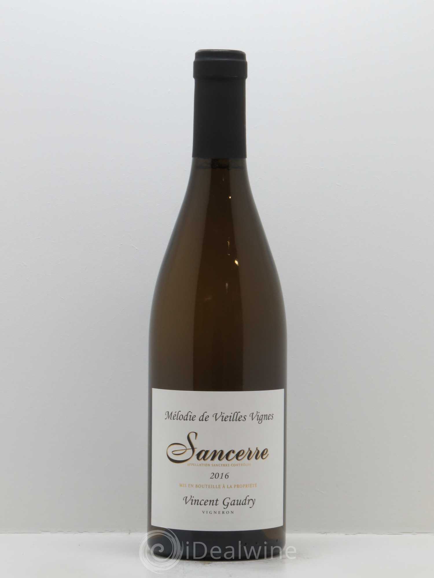 Sancerre Mélodie de Vieilles Vignes Vincent Gaudry 2016 - Lot de 1 bouteille - 0