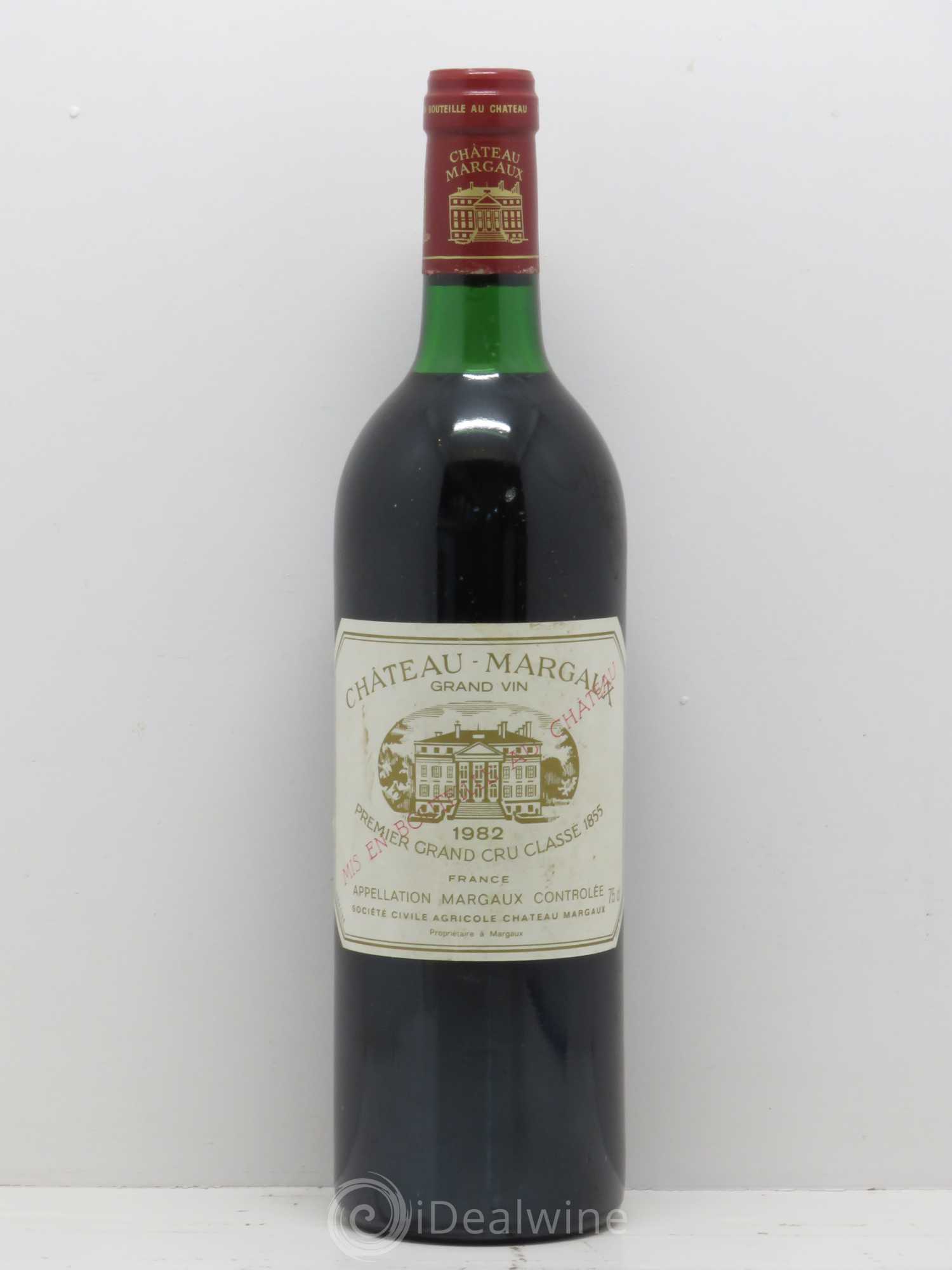 Château Margaux 1er Grand Cru Classé 1982 - Lot de 1 bouteille - 0