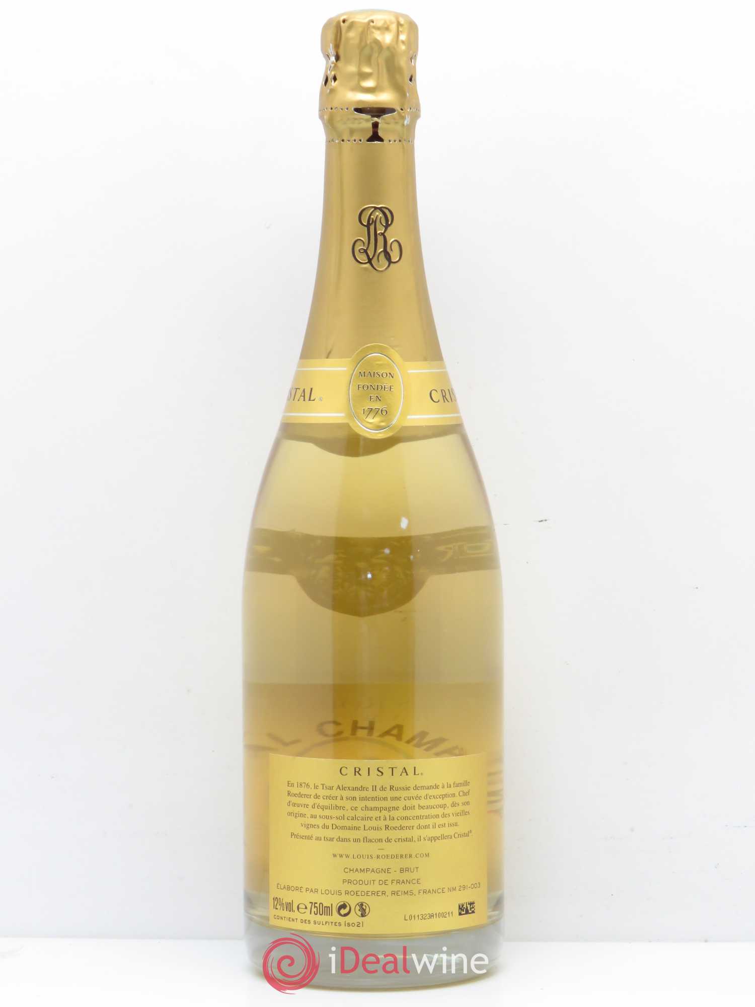 Cristal Louis Roederer 2009 - Lot de 1 bouteille - 1