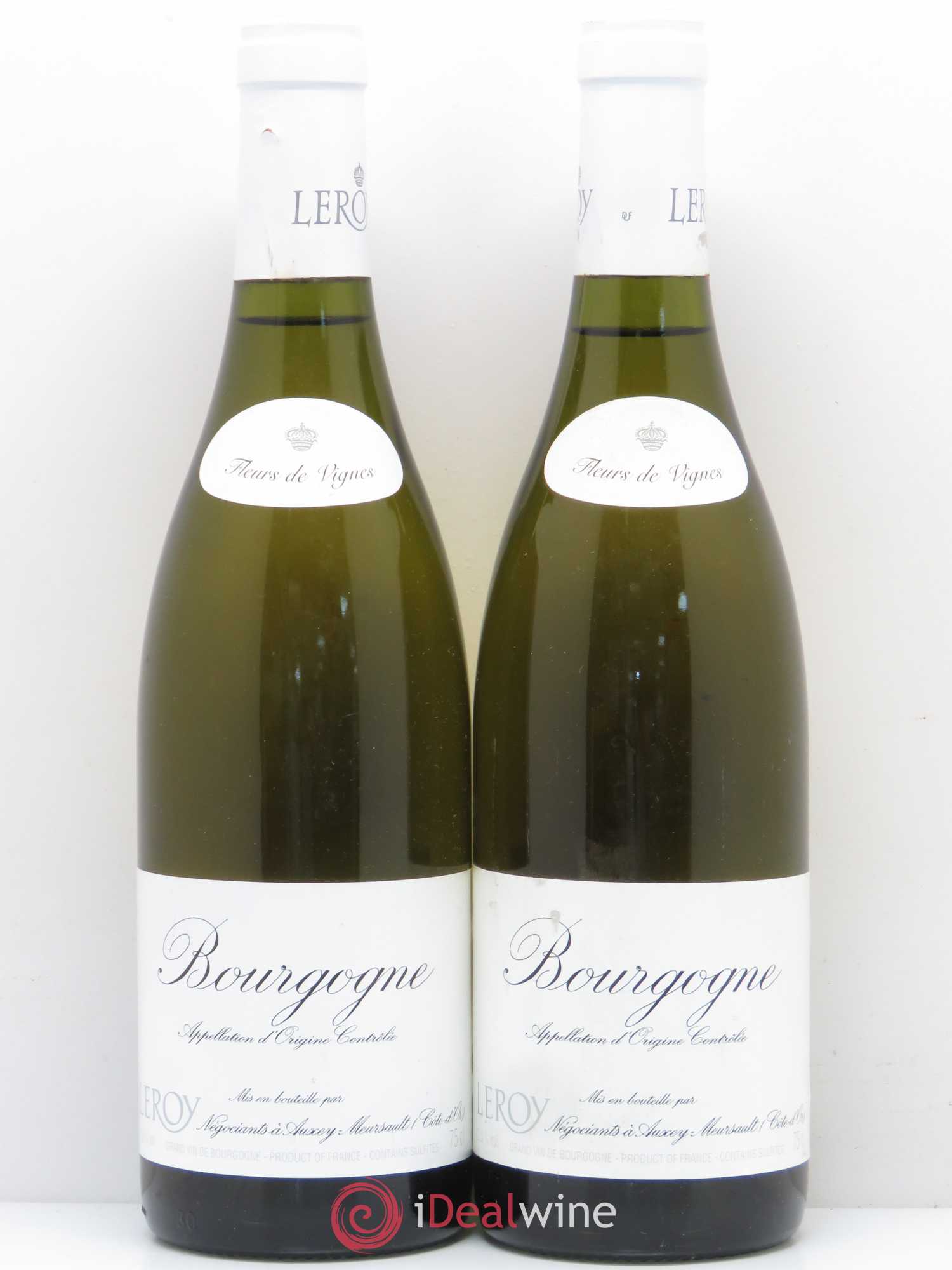 Bourgogne Fleurs de Vignes Leroy SA - Lot de 2 bouteilles - 0