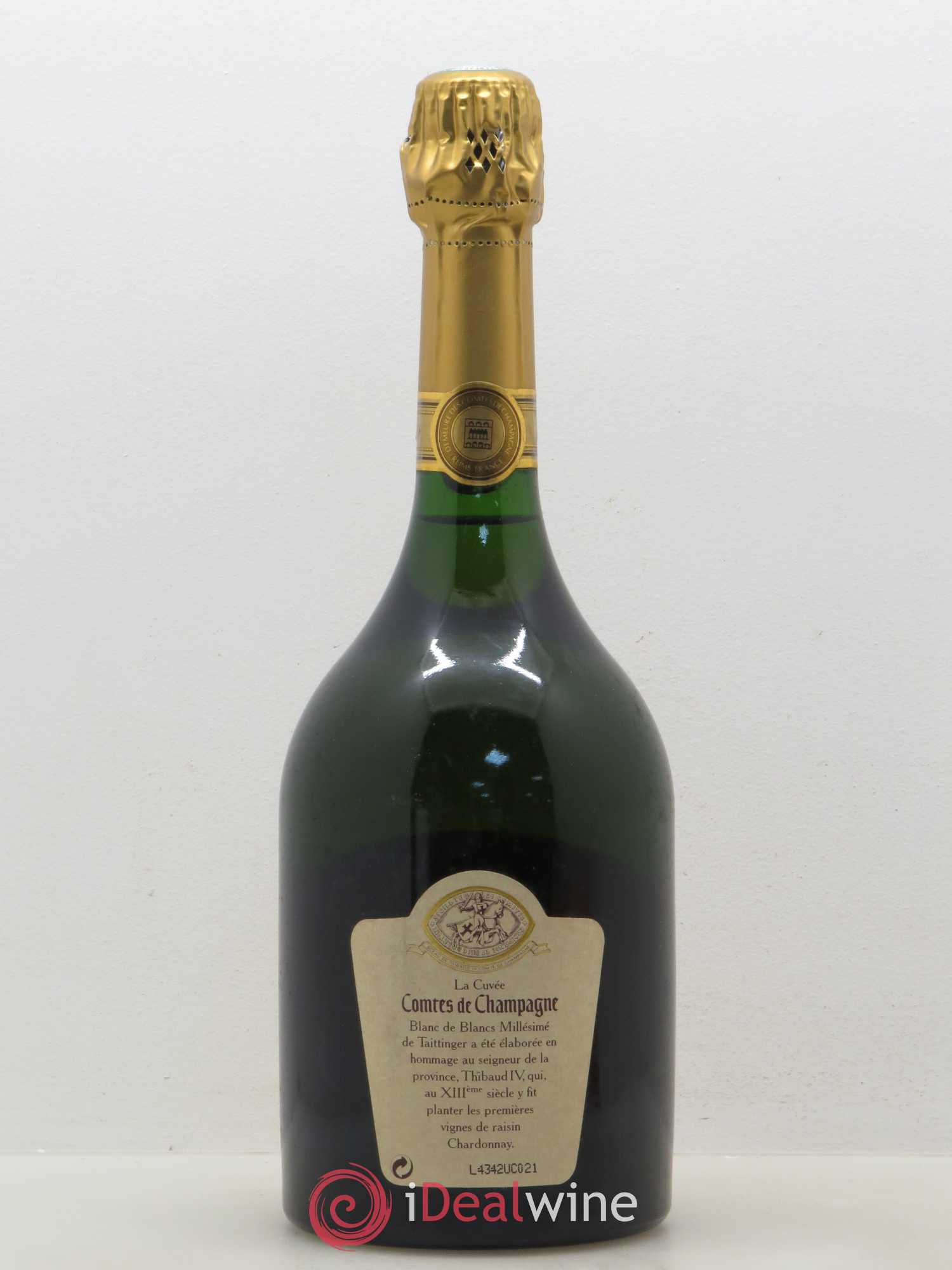 Comtes de Champagne Taittinger 1986 - Posten von 1 Flasche - 1