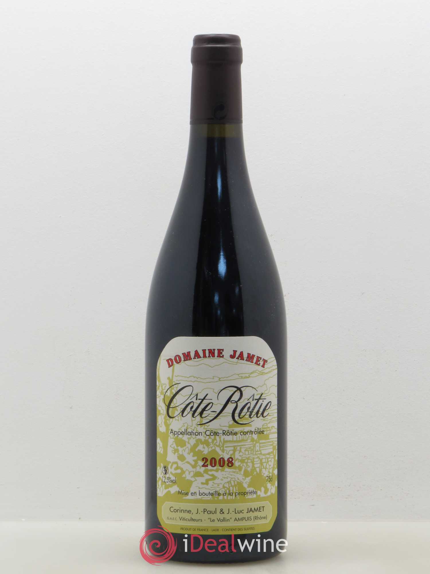 Côte-Rôtie Jamet (Domaine) 2008 - Lot de 1 bouteille - 0