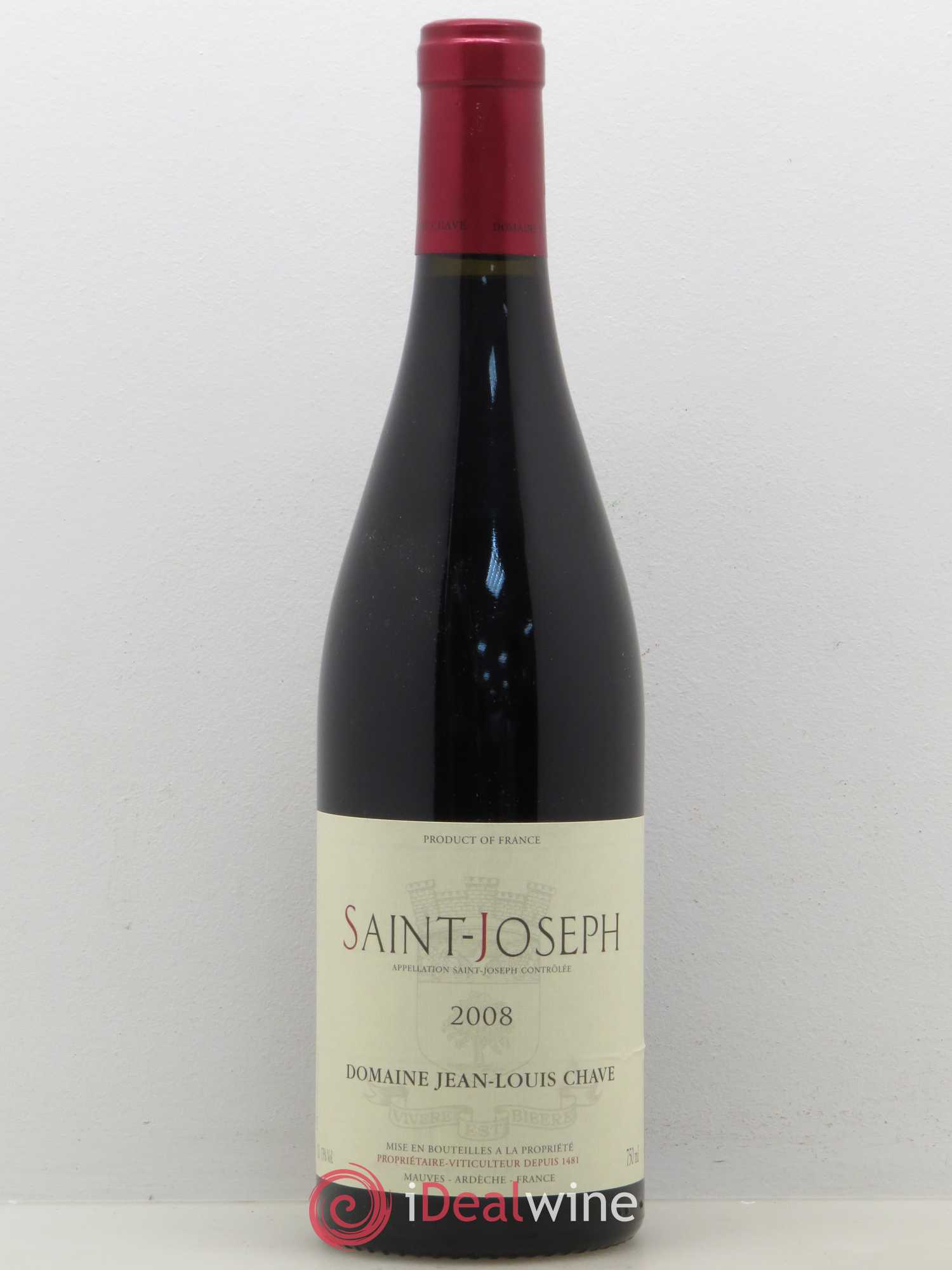 Saint-Joseph Jean-Louis Chave 2008 - Lot de 1 bouteille - 0
