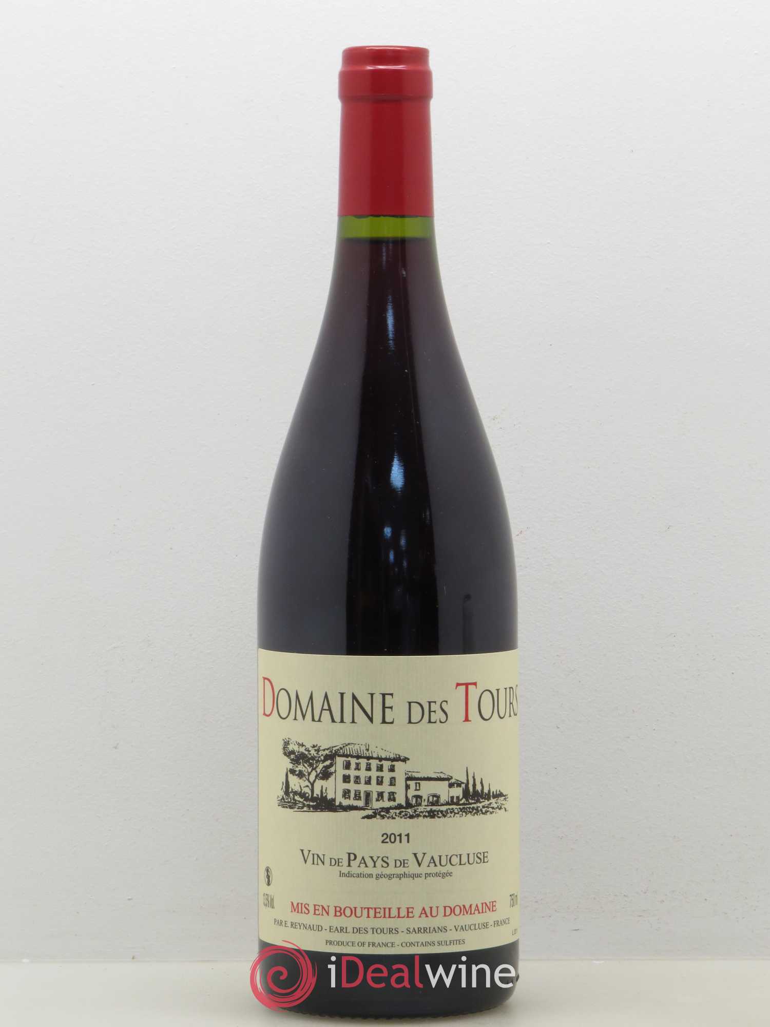 Vaucluse (Vin de Pays de Vaucluse) Domaine des Tours Emmanuel Reynaud 2011 - Lot de 1 bouteille - 0