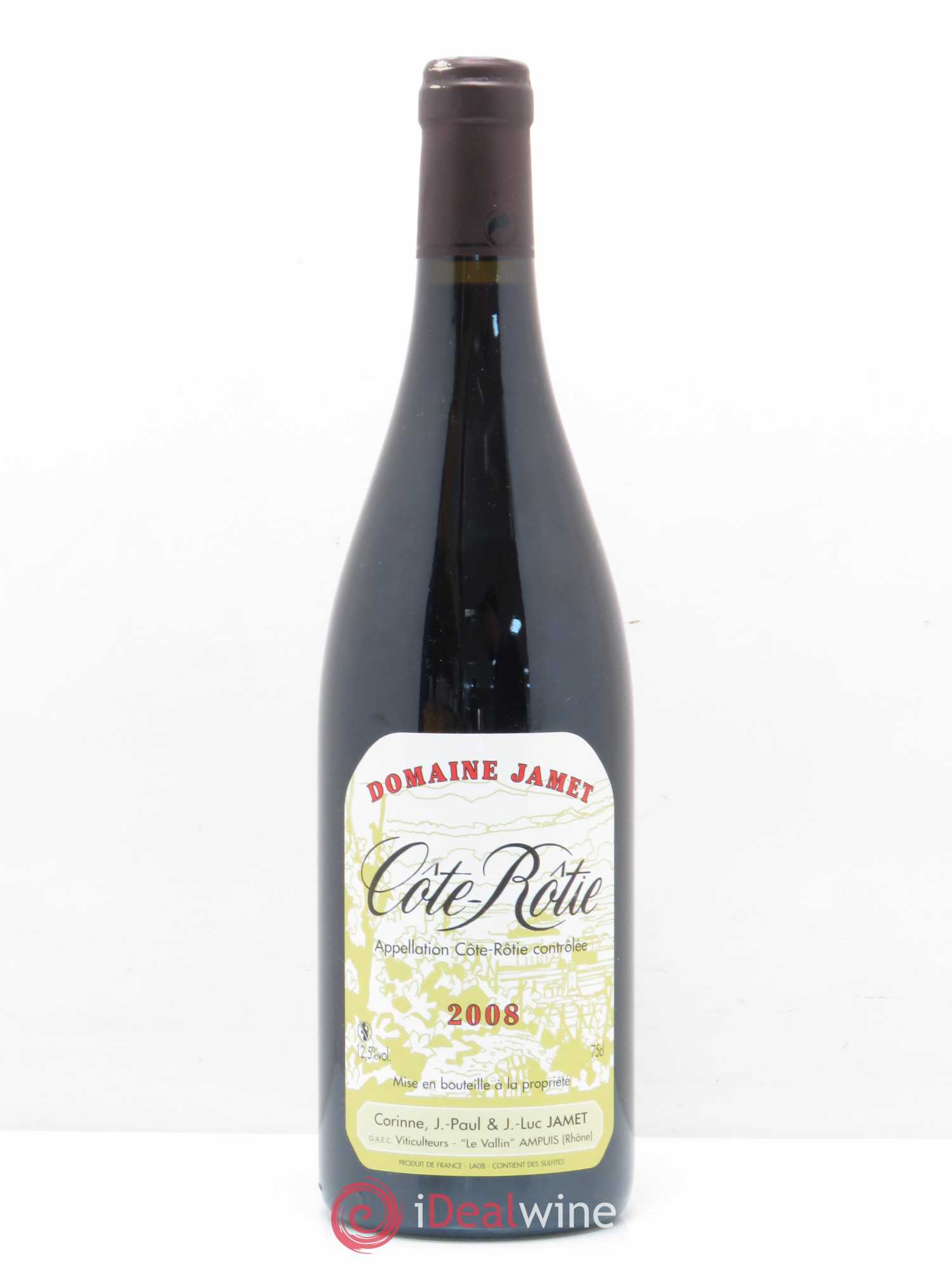 Côte-Rôtie Jamet (Domaine) 2008 - Lot de 1 bouteille - 0