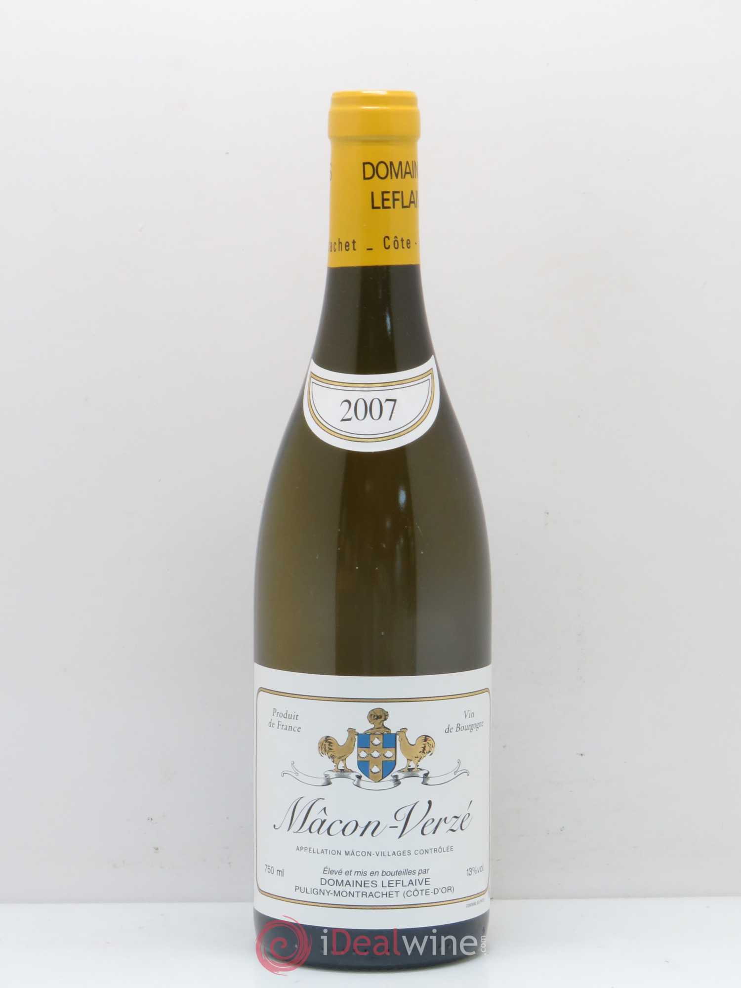 Mâcon Verzé Leflaive (Domaine) 2007 - Lot de 1 bouteille - 0