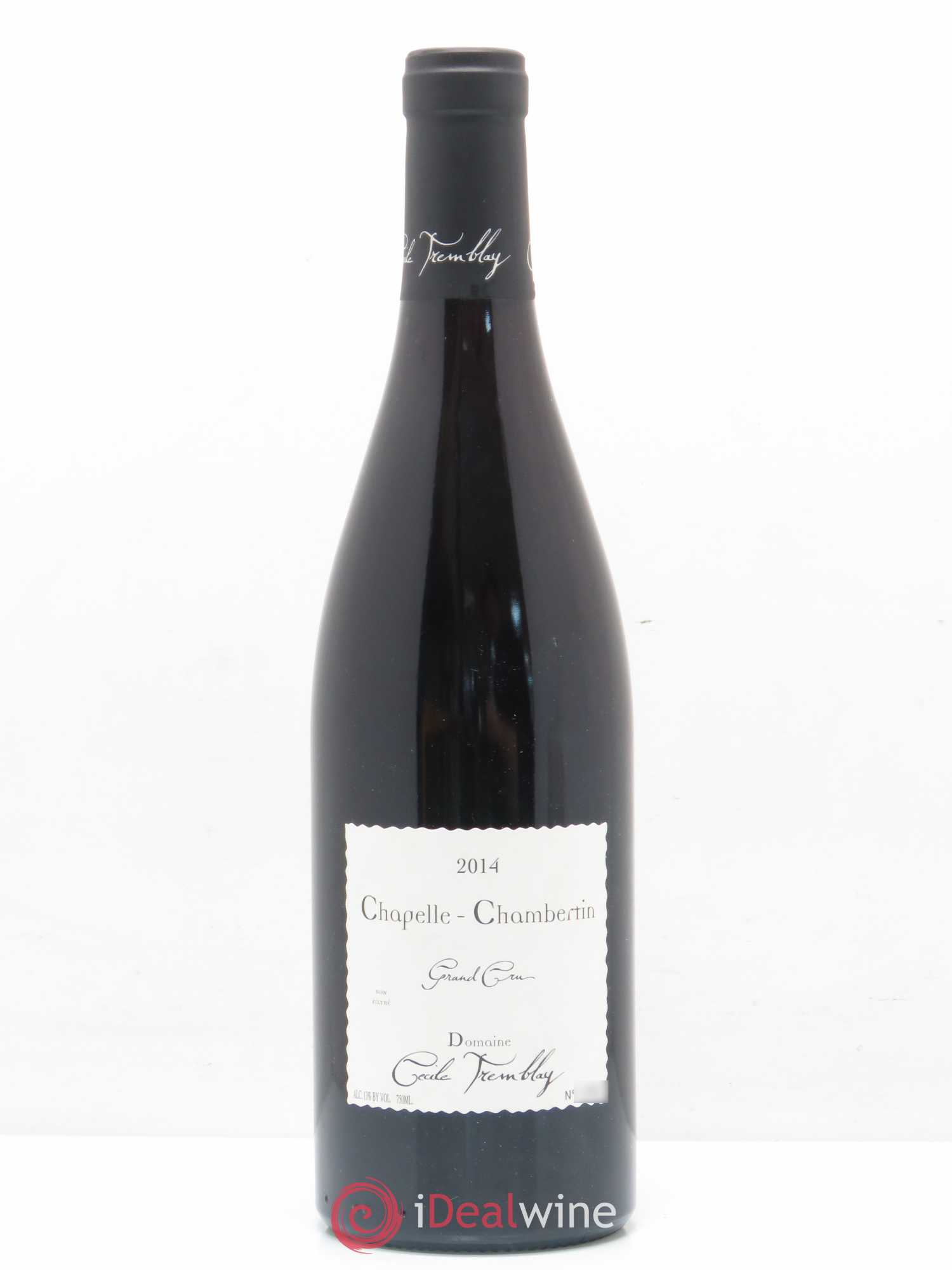 Chapelle-Chambertin Grand Cru Cécile Tremblay 2014 - Lot de 1 bouteille - 0