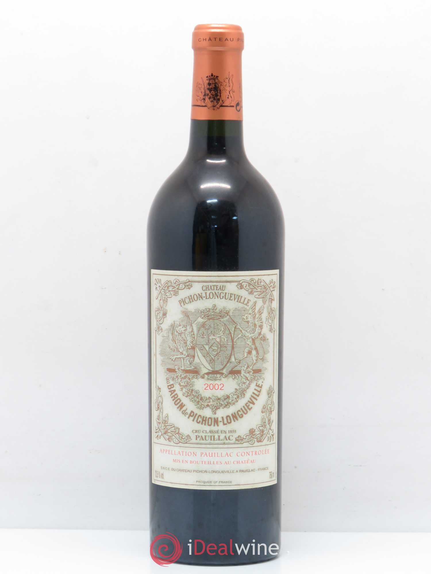 Pichon Longueville Baron 2ème Grand Cru Classé 2002 - Lot de 1 bouteille - 0