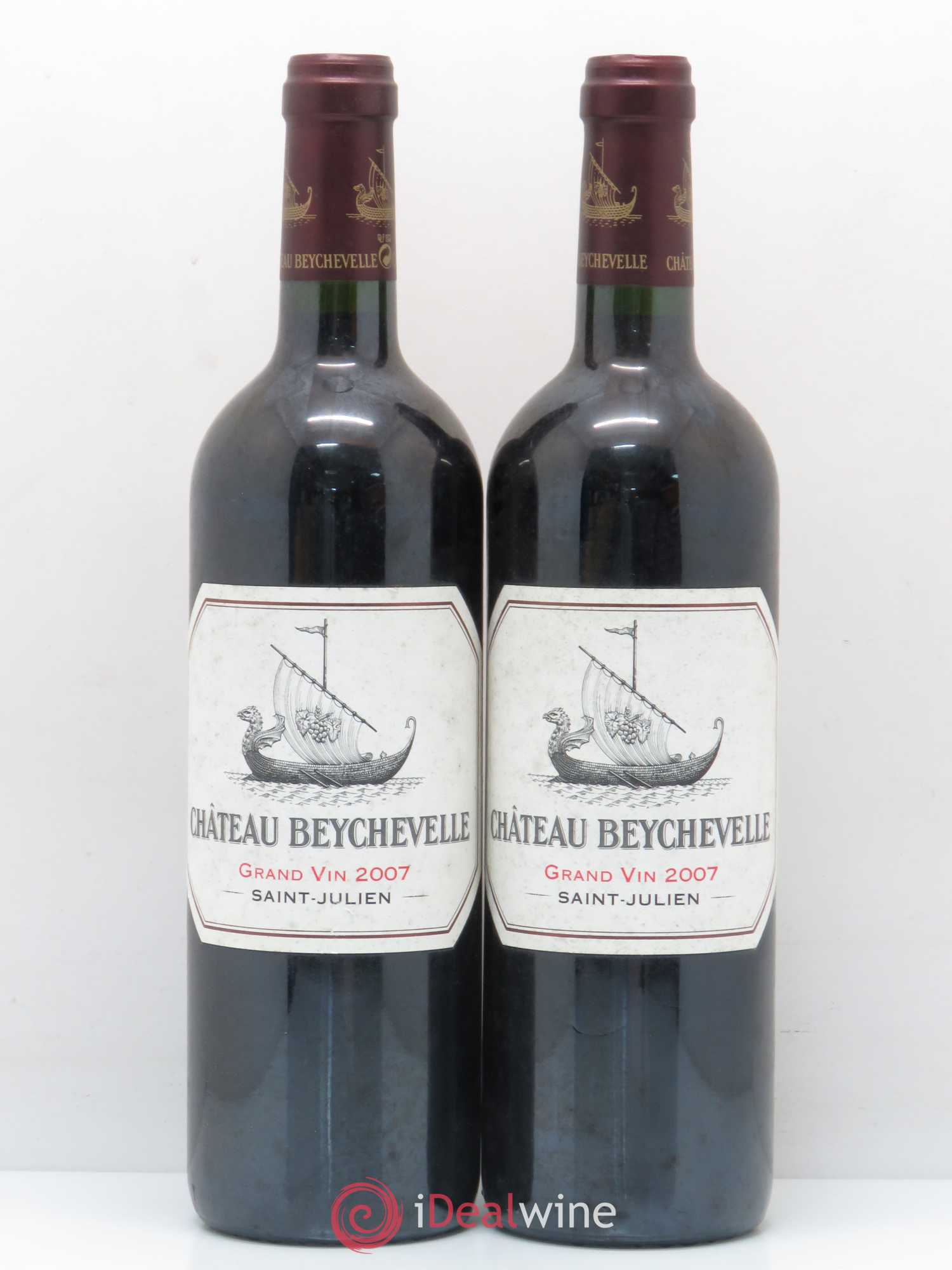 Château Beychevelle 4ème Grand Cru Classé 2007 - Lot de 2 bouteilles - 0
