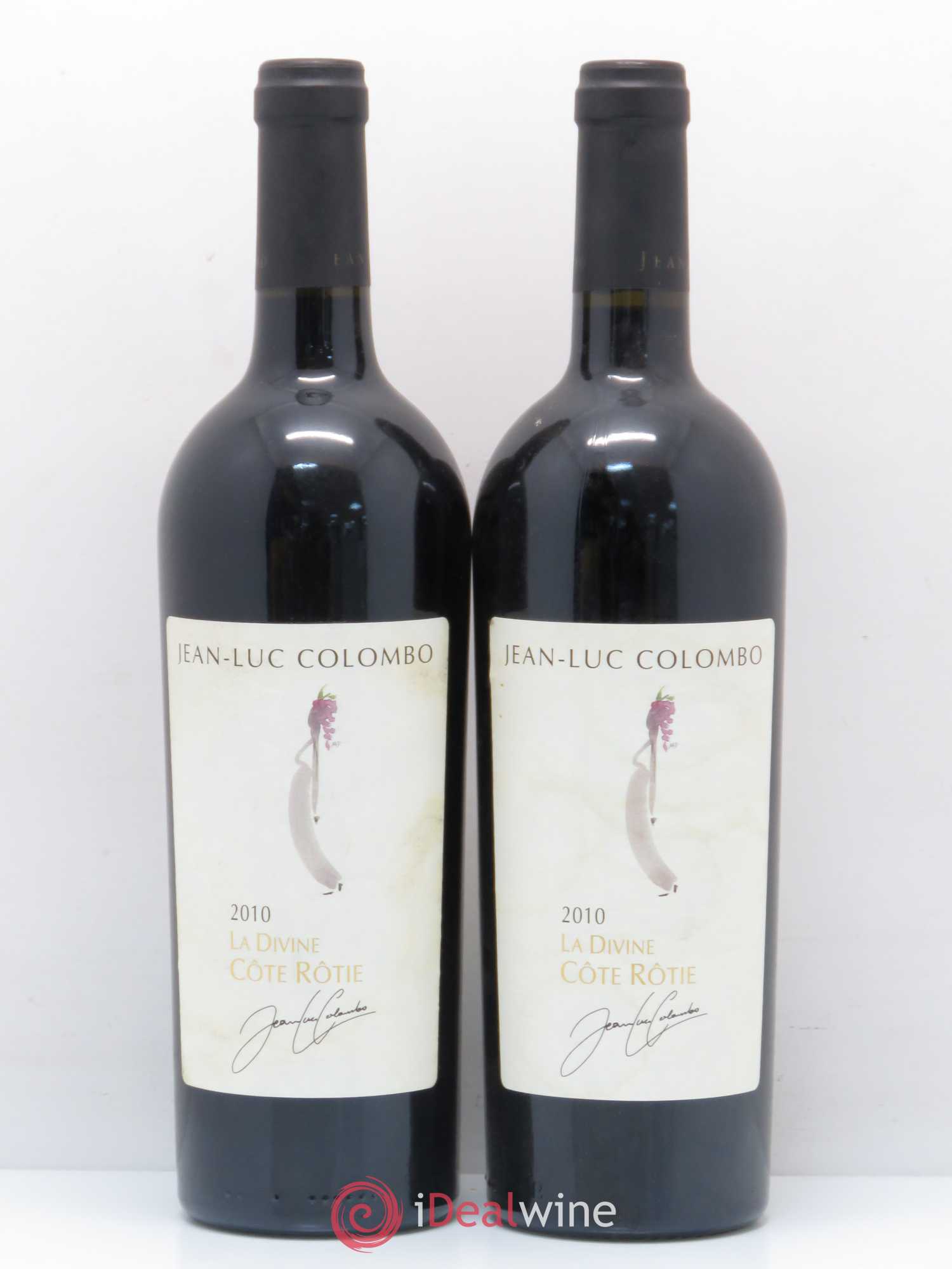 Côte-Rôtie La Divine Jean-Luc Colombo 2010 - Lot de 2 bouteilles - 0