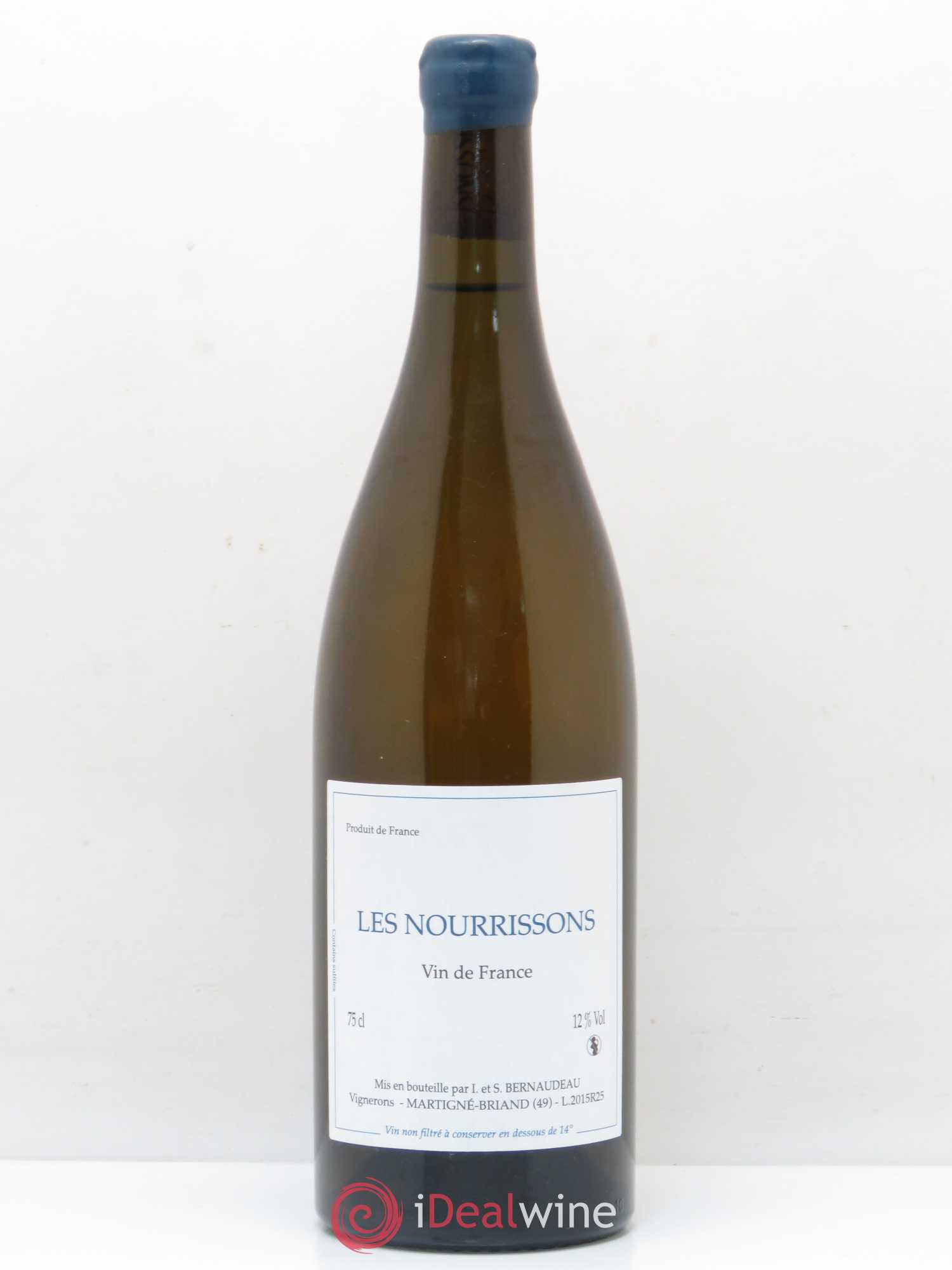 Vin de France Les Nourrissons Stéphane Bernaudeau 2015 - Lot de 1 bouteille - 0