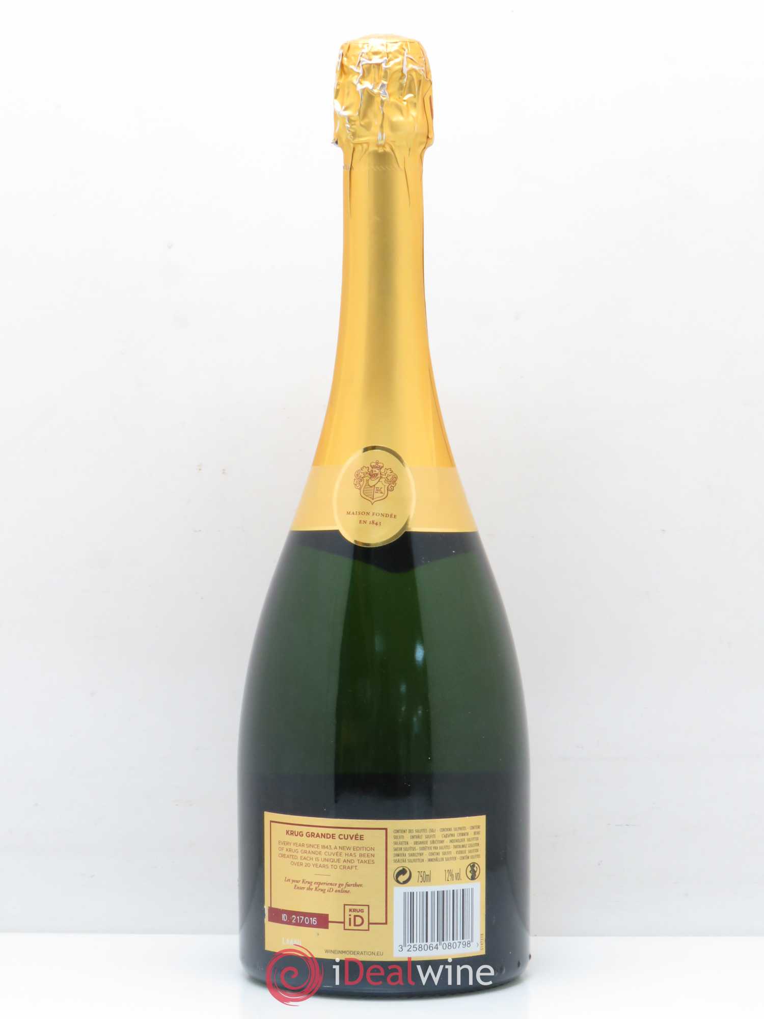 Grande Cuvée Brut Krug Cuvée 166ème édition - Posten von 1 Flasche - 1