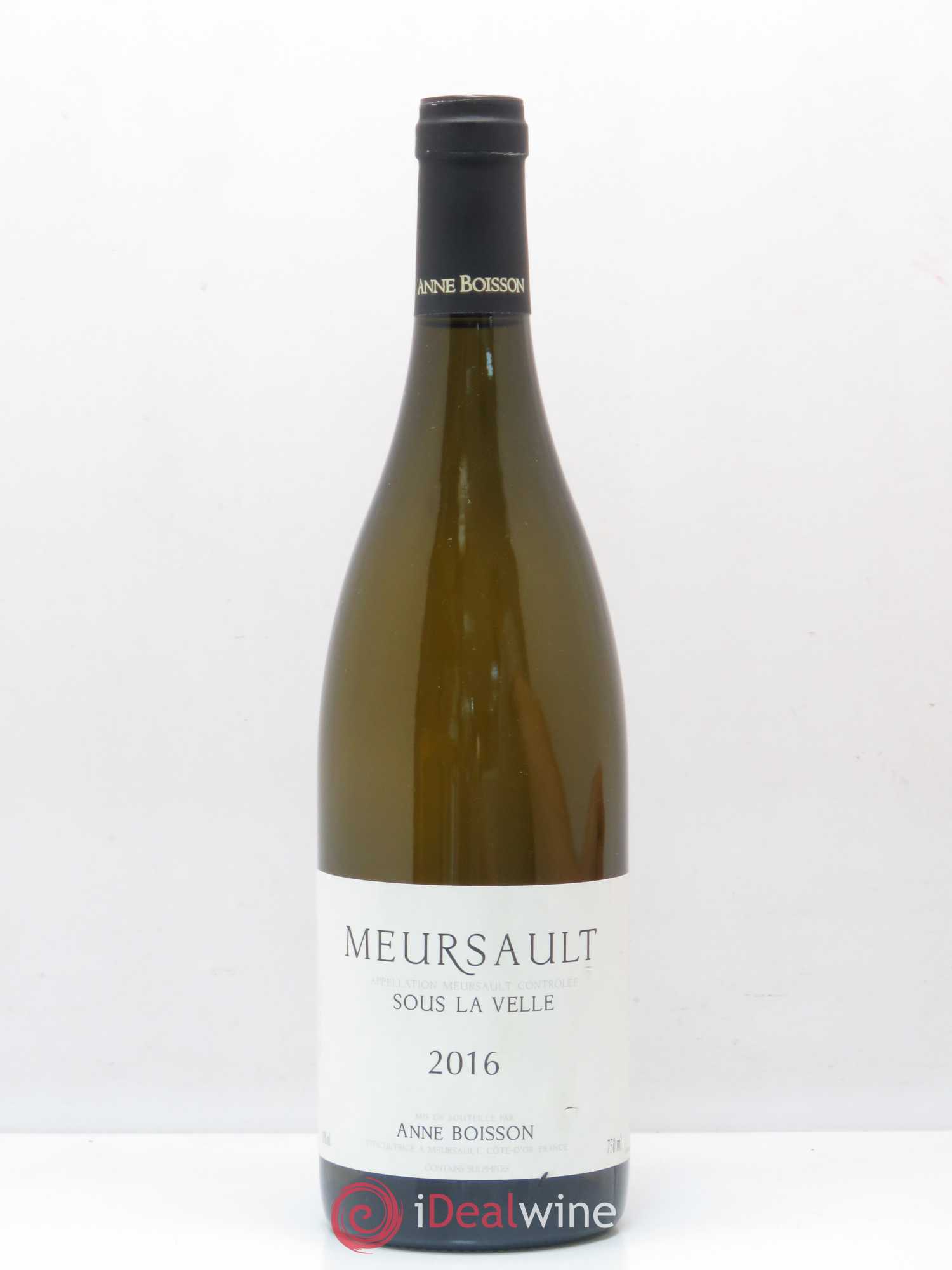 Meursault Sous la Velle Anne Boisson 2016 - Lot de 1 bouteille - 0