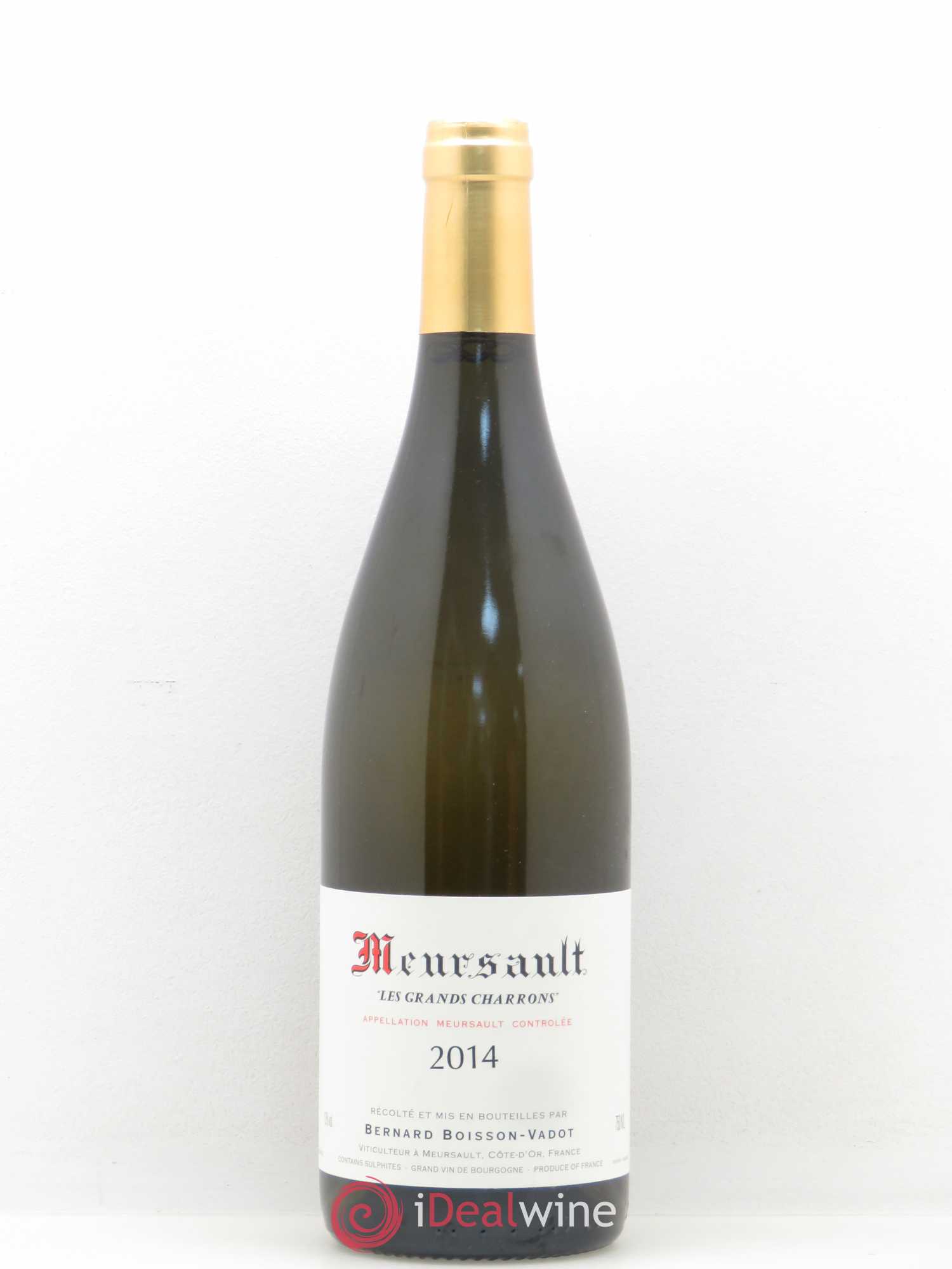 Meursault Les Grands Charrons Boisson-Vadot (Domaine) 2014 - Lot de 1 bouteille - 0