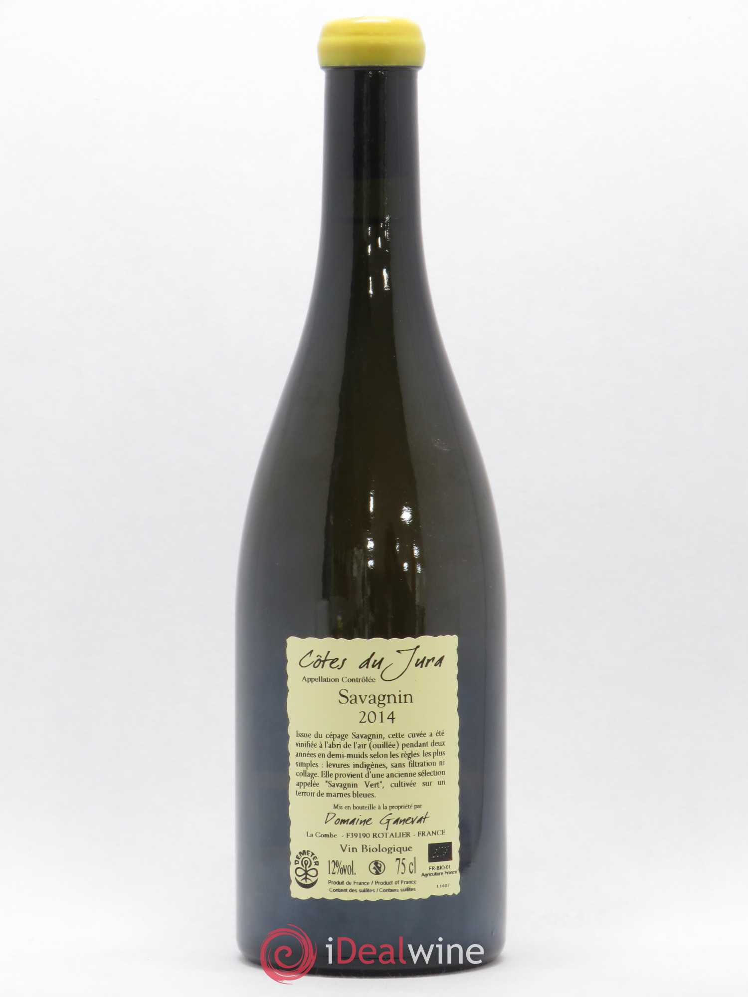 Côtes du Jura Les Chalasses Marnes Bleues Jean-François Ganevat (Domaine) 2014 - Lot de 1 bouteille - 1