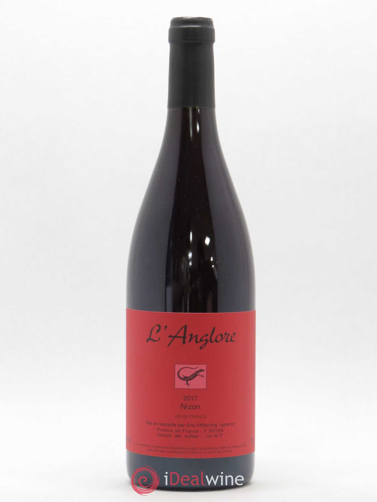 Vin de France Nizon L'Anglore 2017 - Lot de 1 bouteille - 0