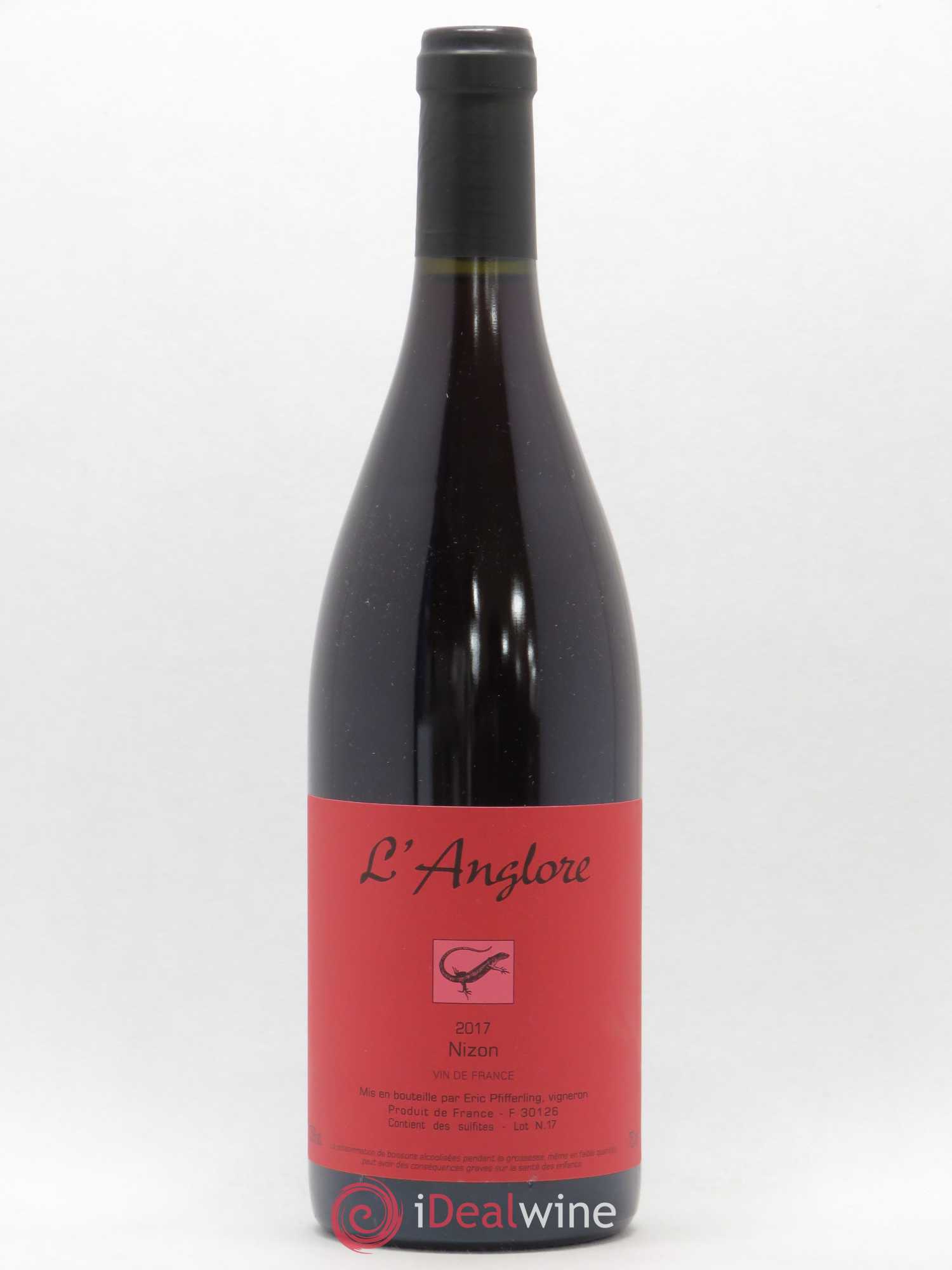 Vin de France Nizon L'Anglore 2017 - Lot de 1 bouteille - 0