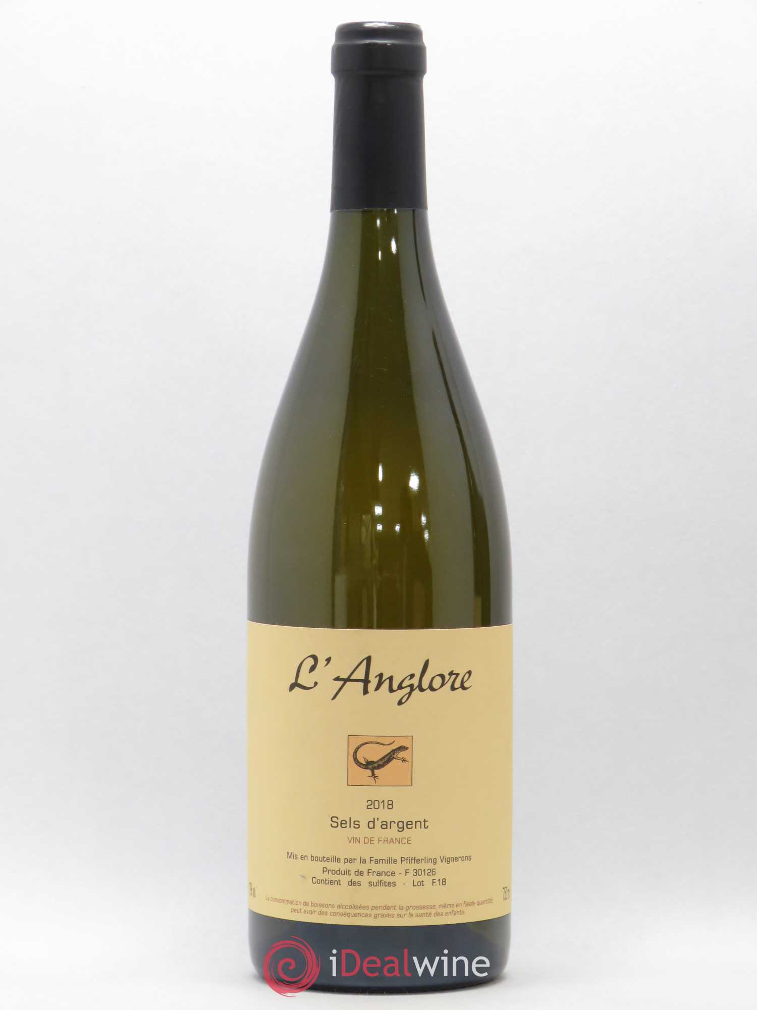 Vin de France Sels d'argent L'Anglore 2018 - Lot de 1 bouteille - 0