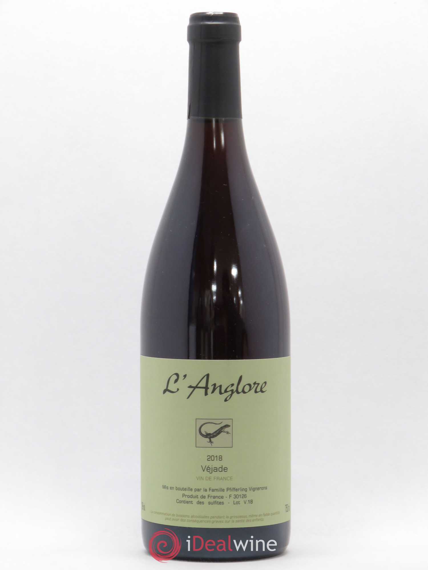 Vin de France Véjade L'Anglore 2018 - Lot de 1 bouteille - 0