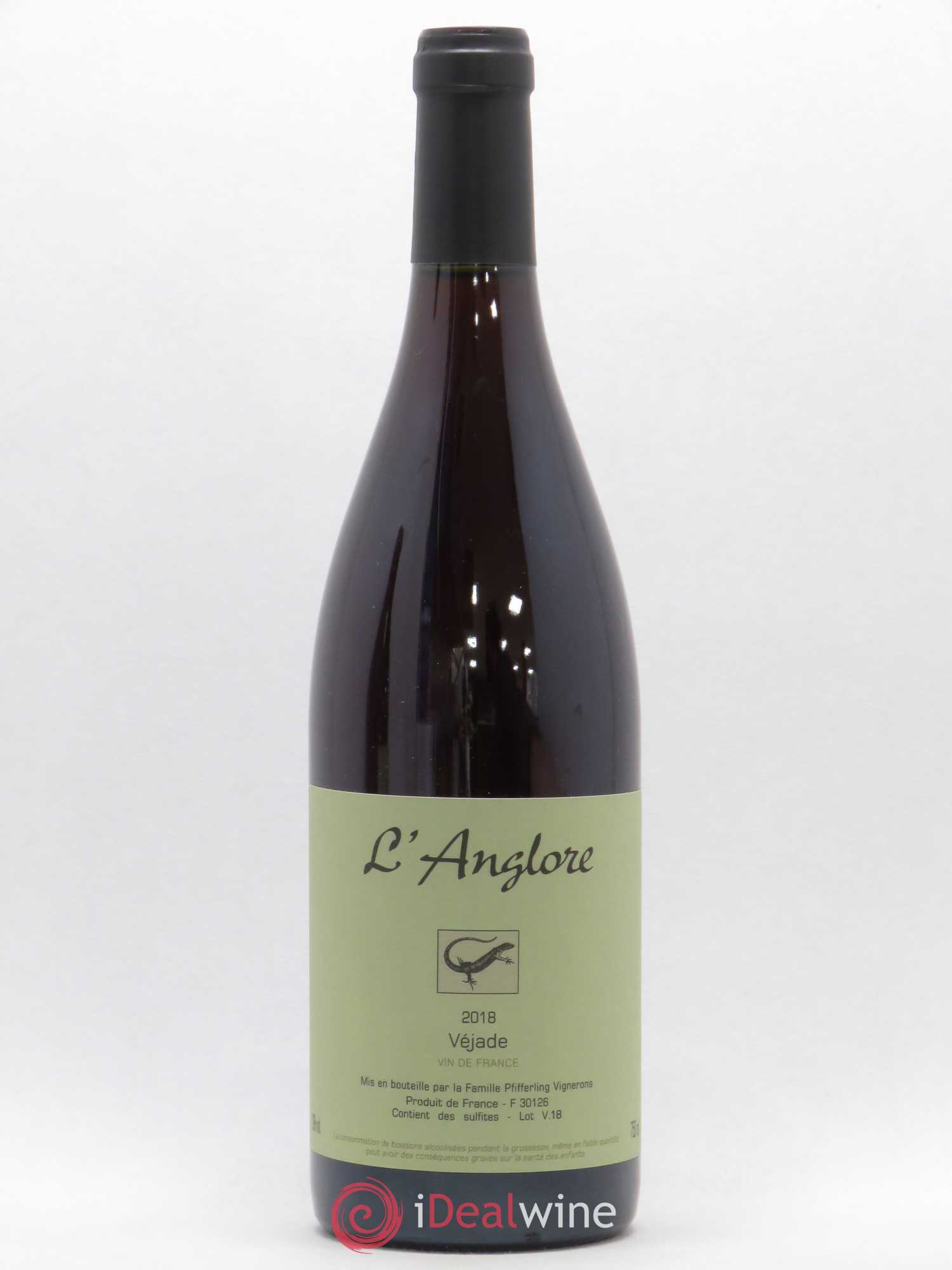 Vin de France Véjade L'Anglore 2018 - Lot de 1 bouteille - 0