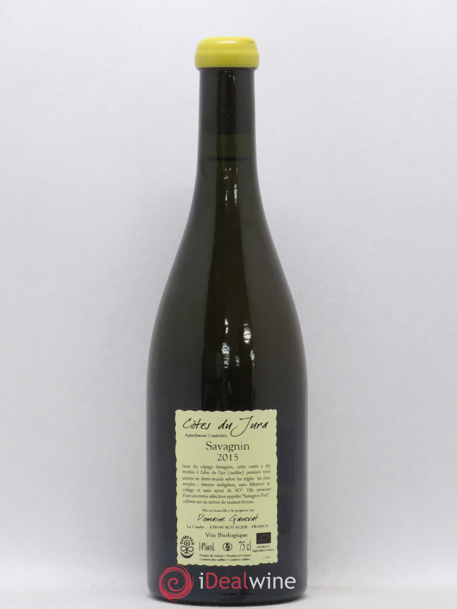 Côtes du Jura Les Chalasses Marnes Bleues Jean-François Ganevat (Domaine) 2015 - Lot de 1 bouteille - 1