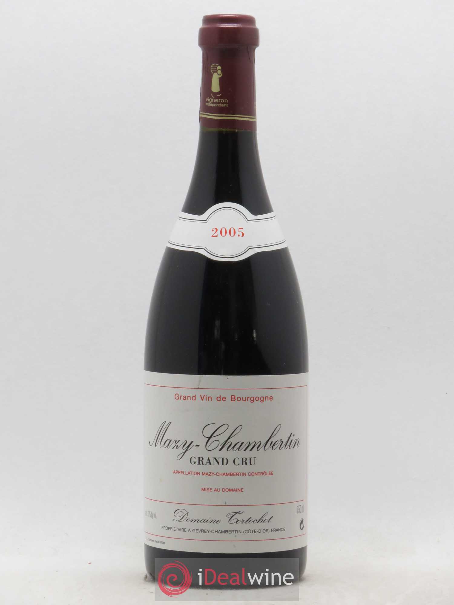 Mazis-Chambertin Grand Cru Tortochot (Domaine) 2005 - Lot de 1 bouteille - 0