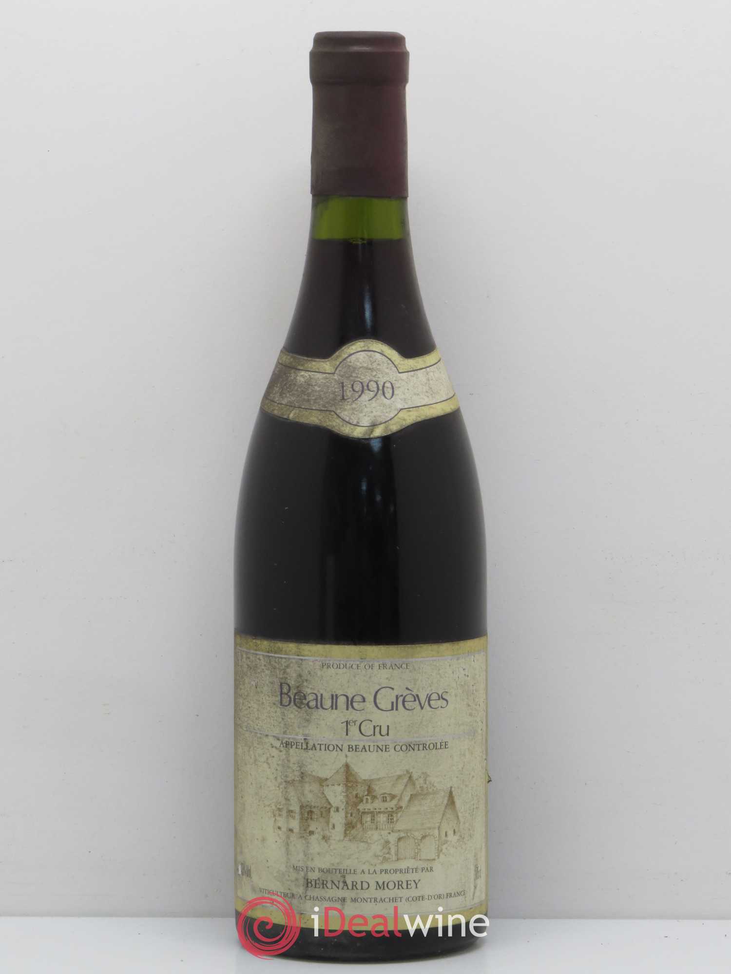 Beaune 1er Cru Grèves Bernard Morey 1990 - Posten von 1 Flasche - 0