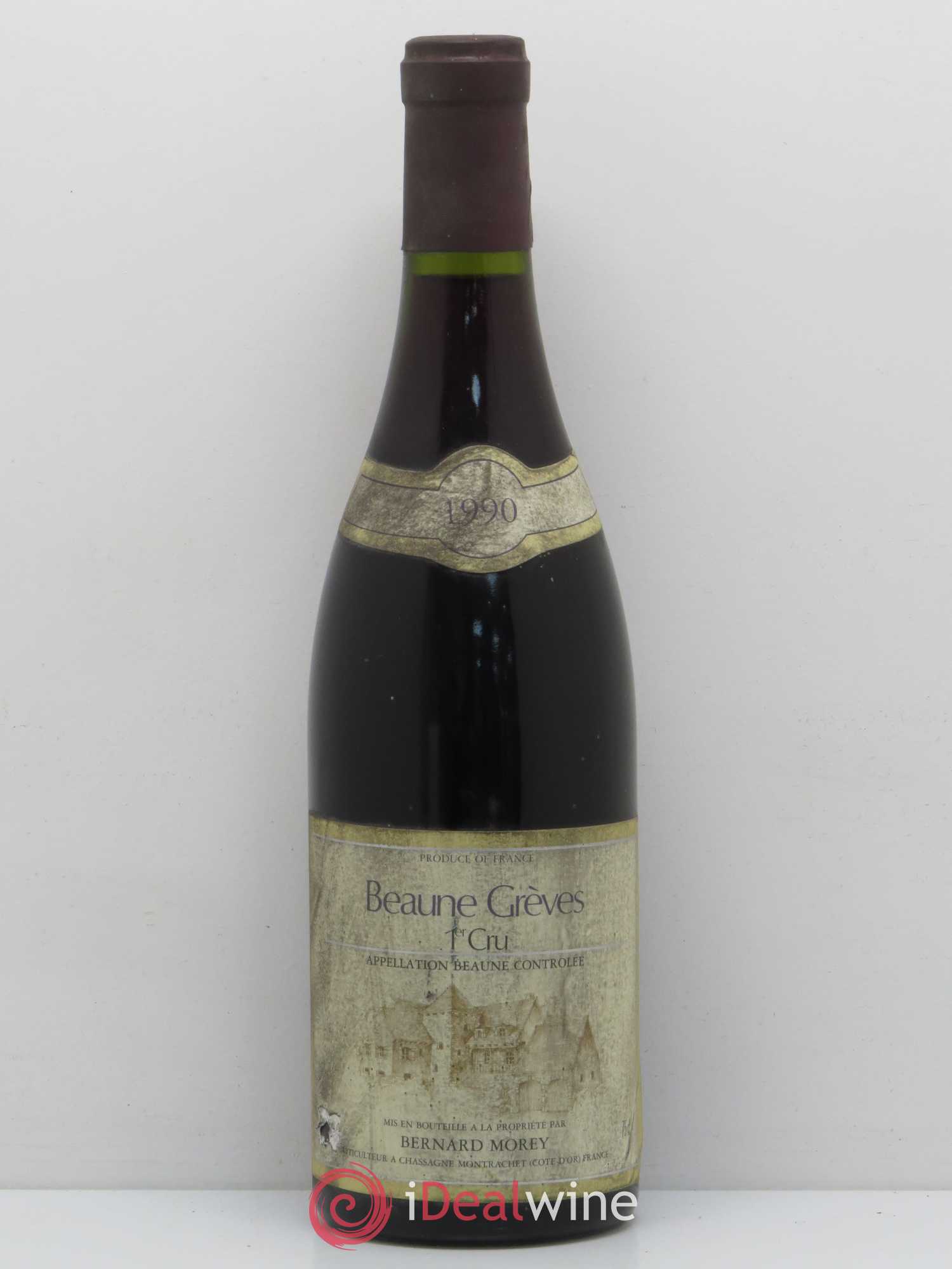 Beaune 1er Cru Grèves Bernard Morey 1990 - Posten von 1 Flasche - 0