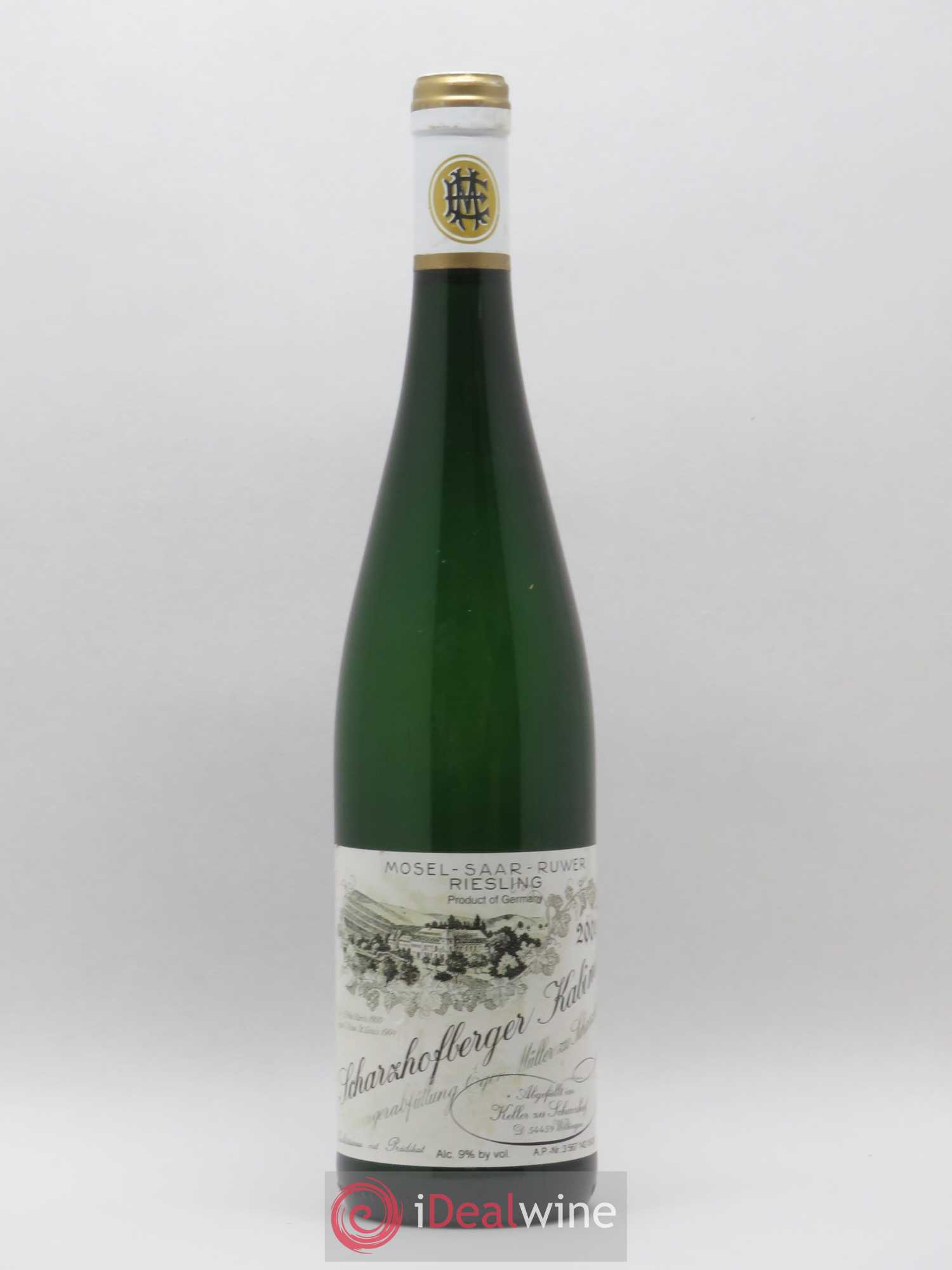 Riesling Scharzhofberger Kabinett Egon Muller 2004 - Lot de 1 bouteille - 0