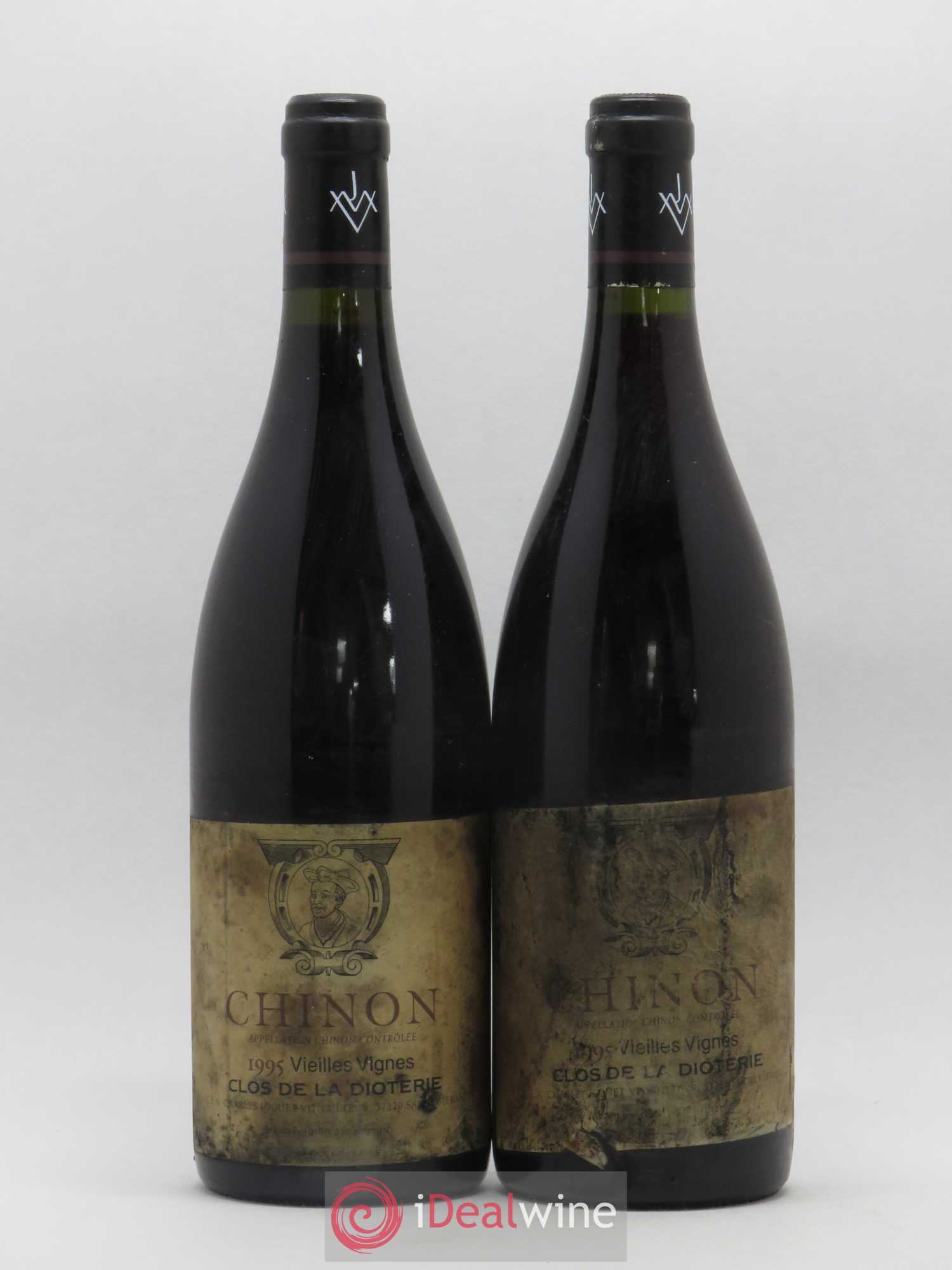 Chinon Clos de La Dioterie Charles Joguet Vieilles vignes 1995 - Lot de 2 bouteilles - 0