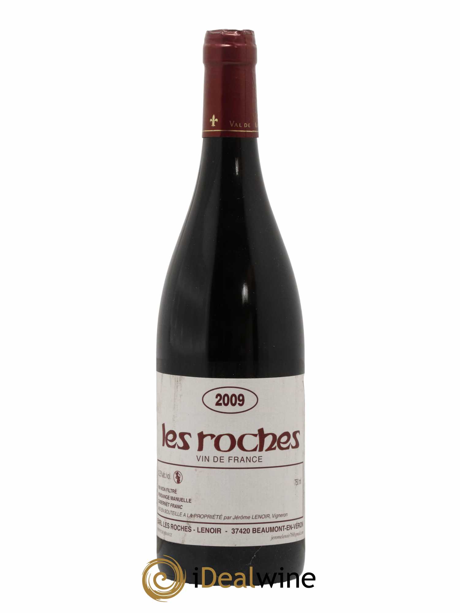 Vin de France Les Roches Lenoir (Domaine) 2009 - Lot de 1 bouteille - 0