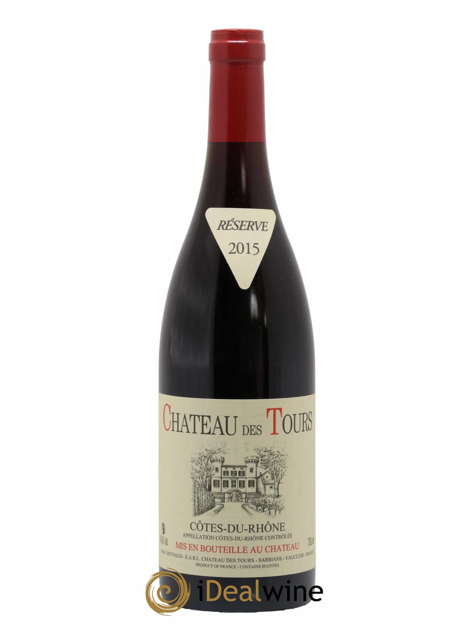 Côtes-du-Rhône Château des Tours Emmanuel Reynaud 2015 - Lot de 1 bouteille - 0