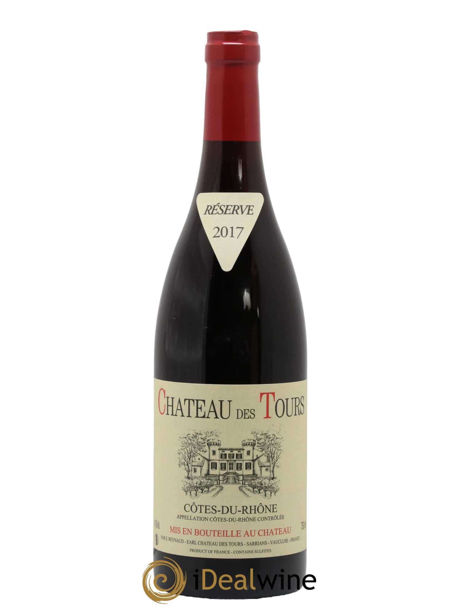 Côtes-du-Rhône Château des Tours Emmanuel Reynaud 2017 - Lot de 1 bouteille - 0